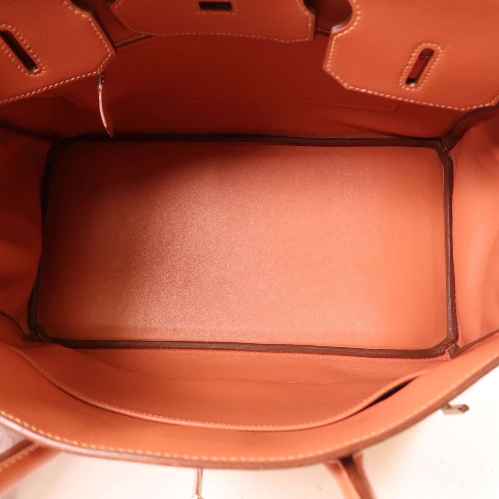 HERMES Swift皮革Birkin 35銀扣手挽袋Rose Tea粉紅色