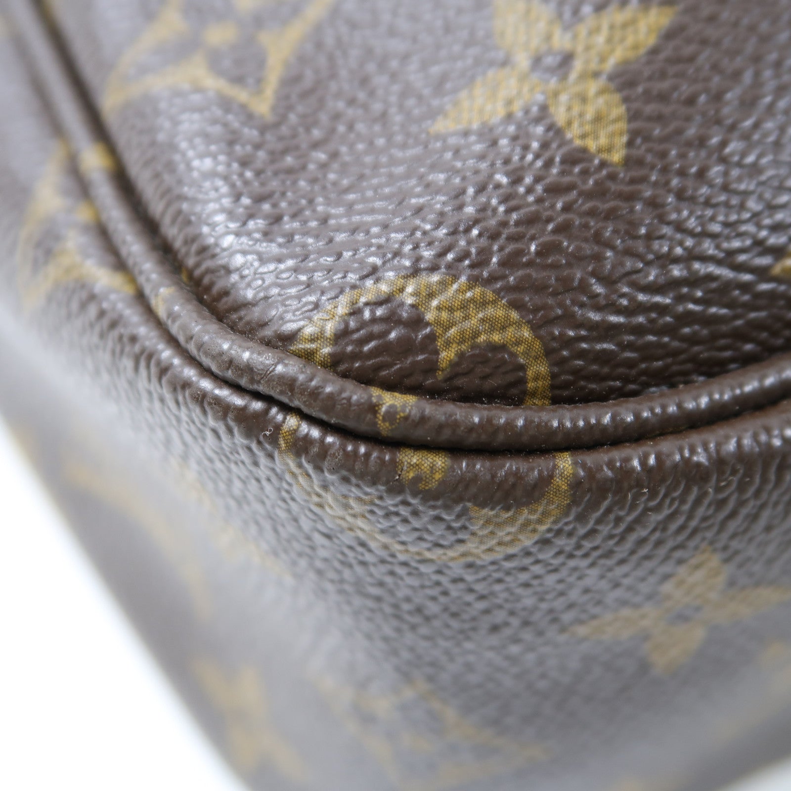 LOUIS VUITTON Monogram Sac Bosphore金扣手挽肩背兩用袋啡色