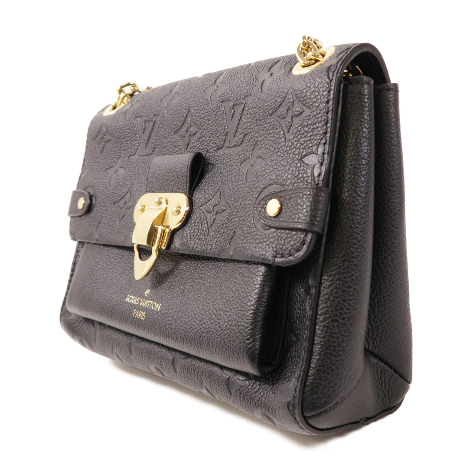 LOUIS VUITTON Monogram Empreinte Vavin BB金扣肩背袋
