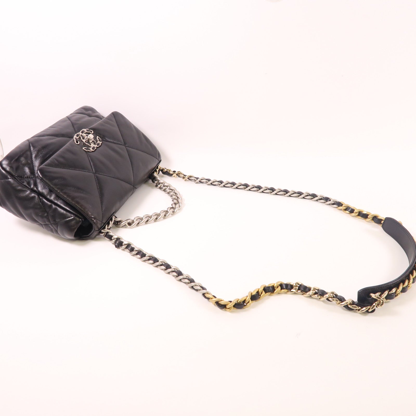 CHANEL 牛皮皮革Chanel 19手挽肩背兩用袋