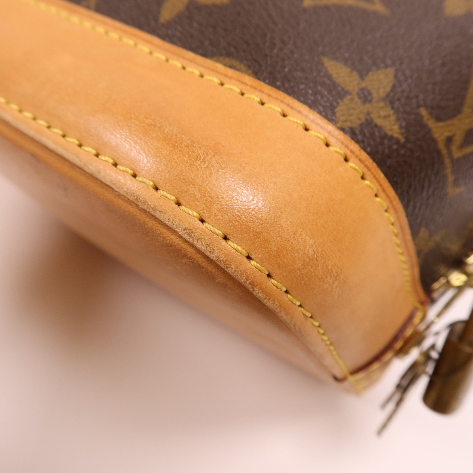 LOUIS VUITTON Monogram Alma PM金扣手挽袋
