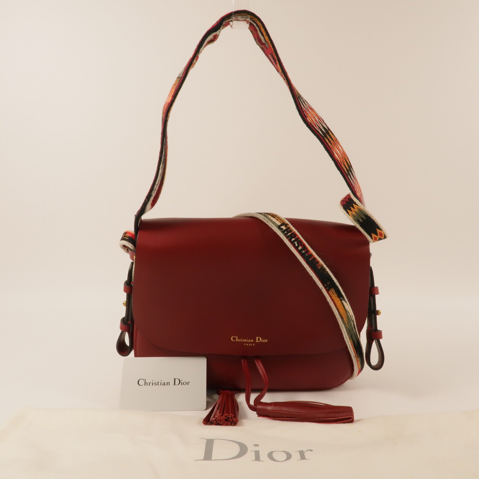 Dior 牛皮皮革Diorodeo手挽肩背兩用袋