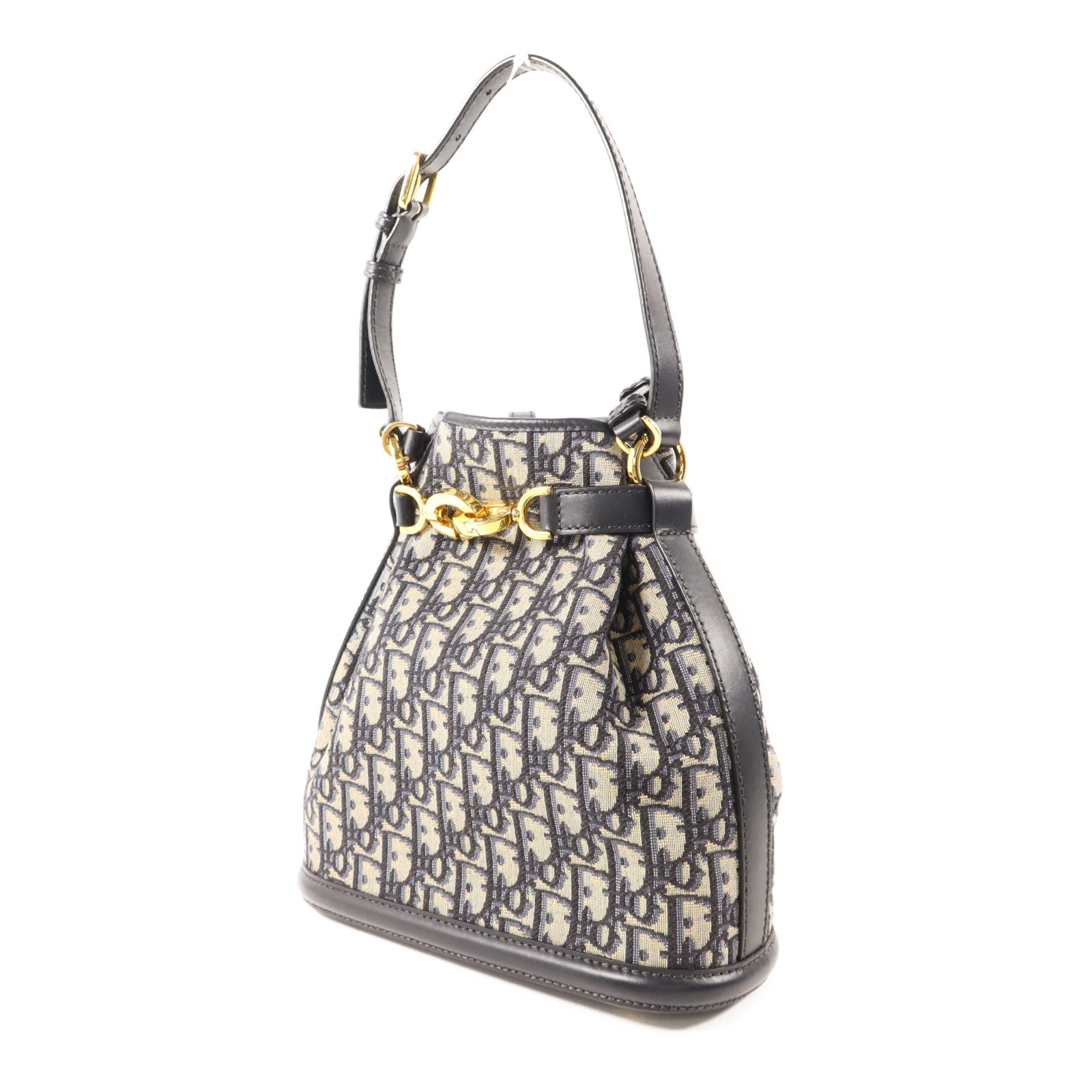 Dior 帆布Medium C'est Bag金扣手挽肩背兩用袋
