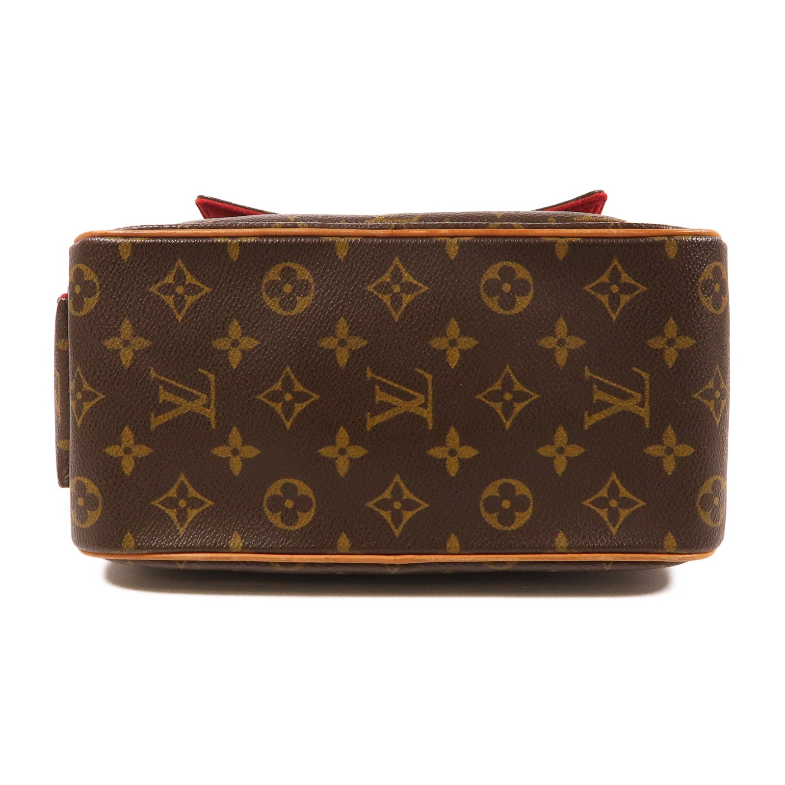 LOUIS VUITTON Monogram Excentri-cite金扣手挽袋棕色