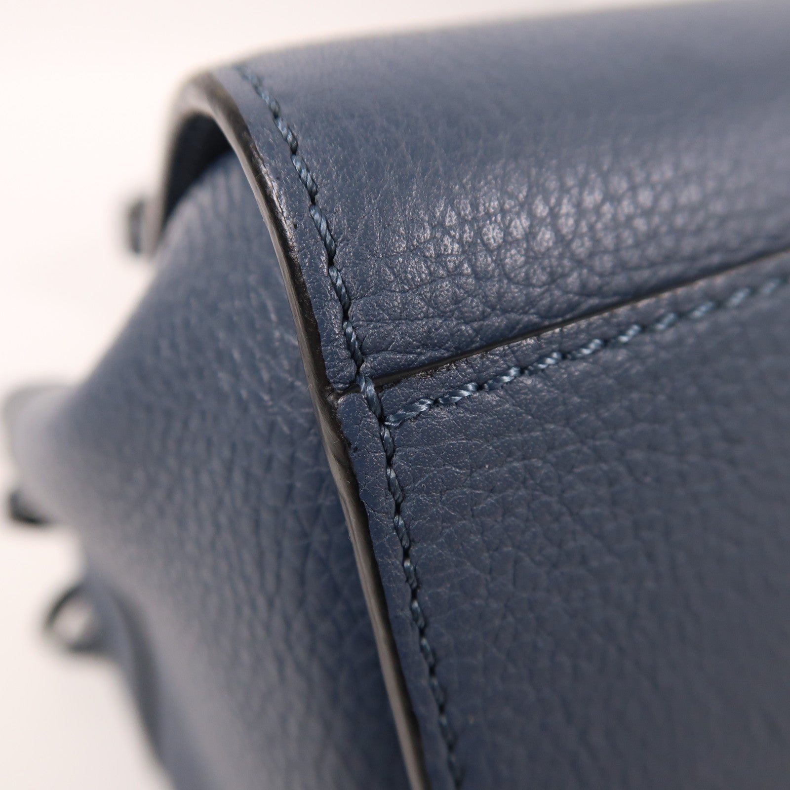 LOEWE 牛皮皮革Mini Hammock銀扣手挽肩背兩用袋