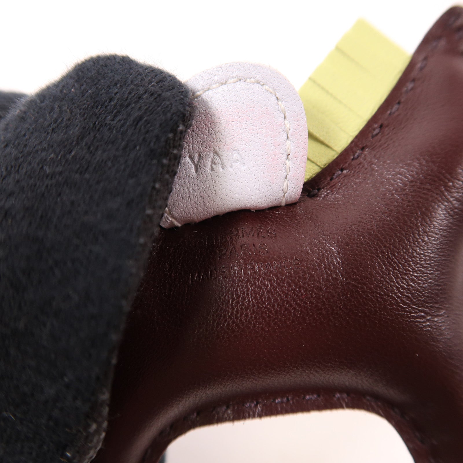 HERMES Rodeo PM Charm Swift Leather 0G Rouge Sellier