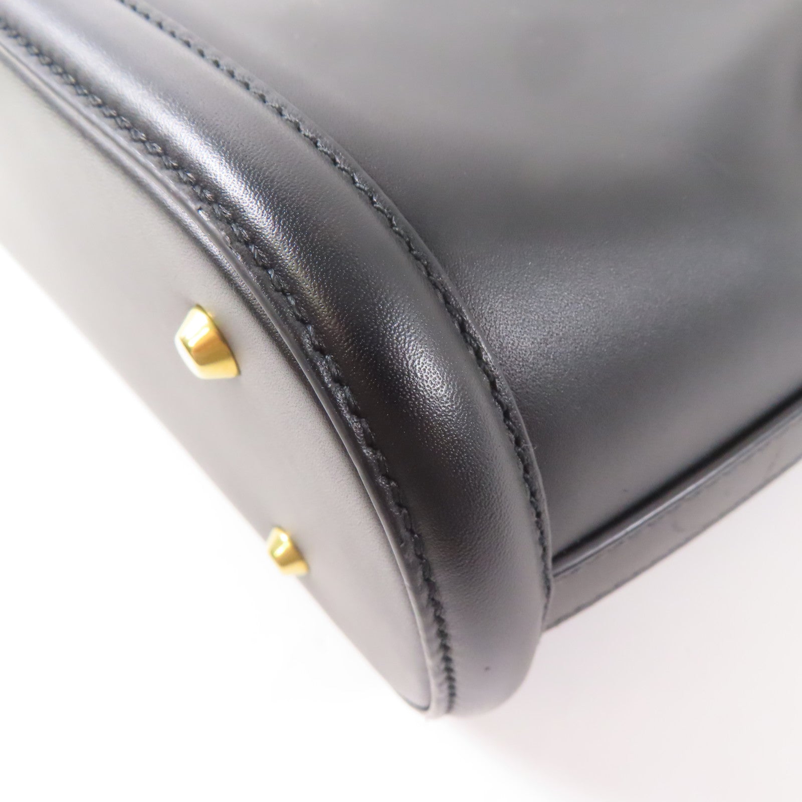 Dior 牛皮皮革C'est Dior Bag金扣手挽肩背兩用袋黑色