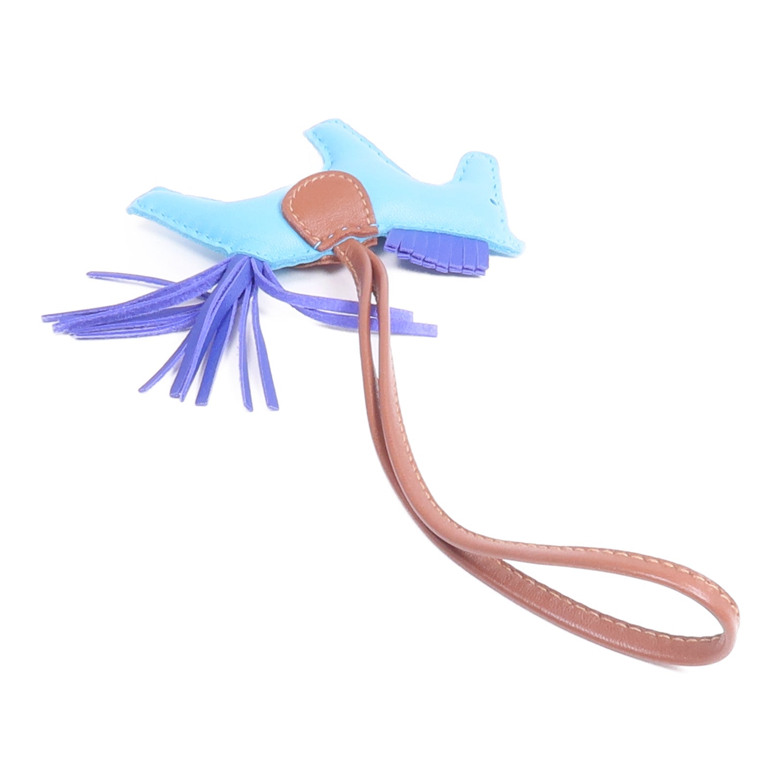HERMES Milo皮革Rodeo PM掛飾