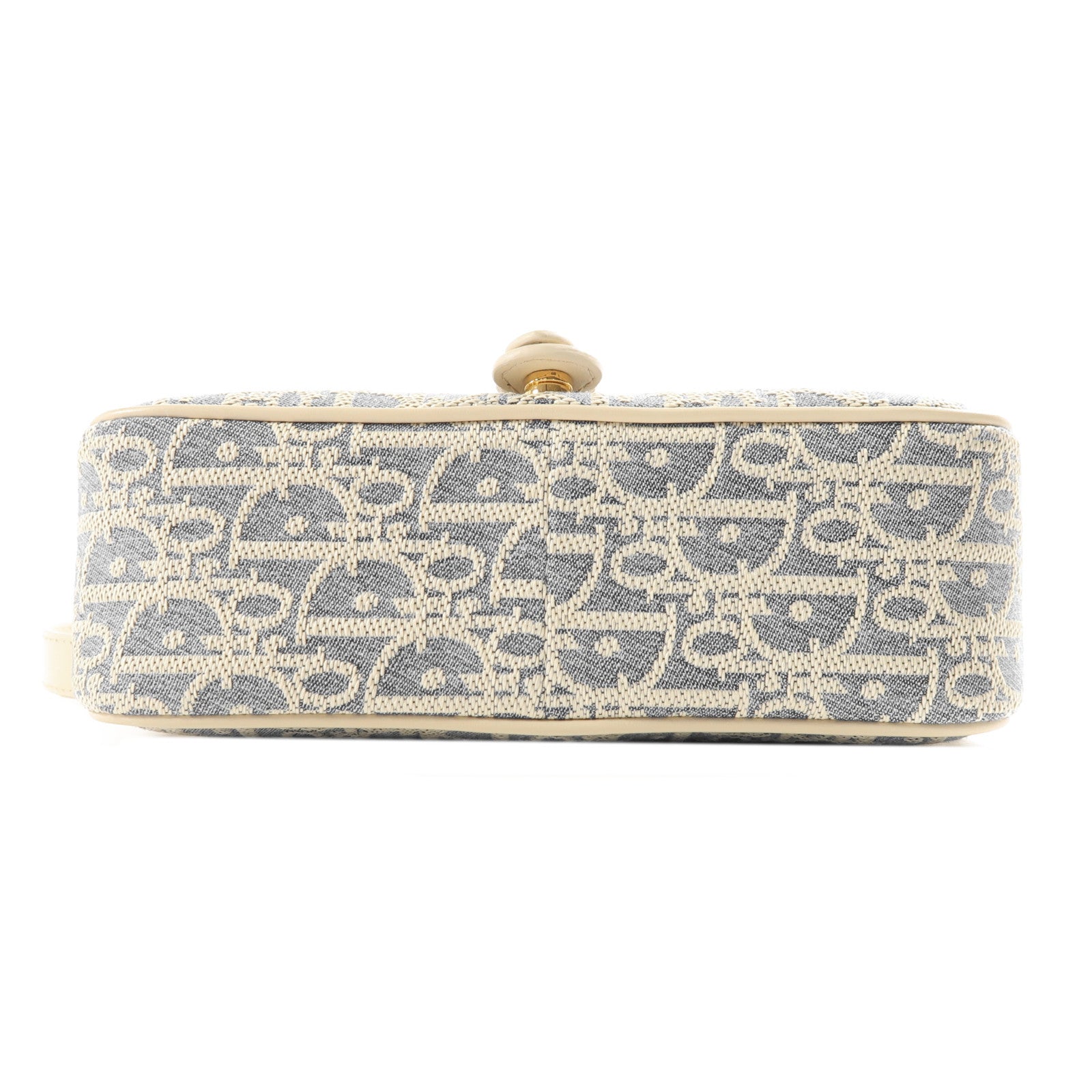 Dior 帆布Montaigne Pocket Bag金扣肩背袋