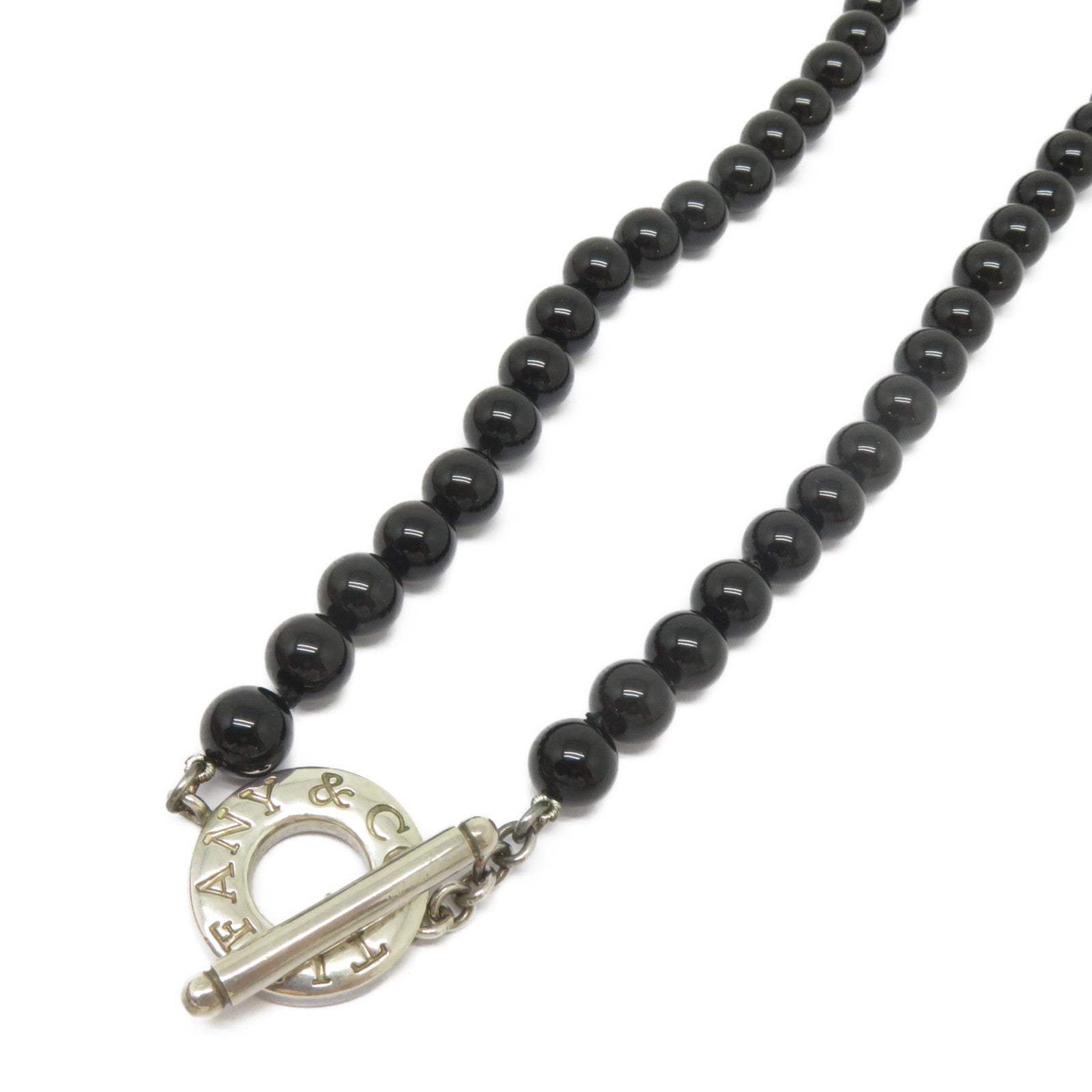 TIFFANY＆CO 925純銀Necklace項鍊黑色