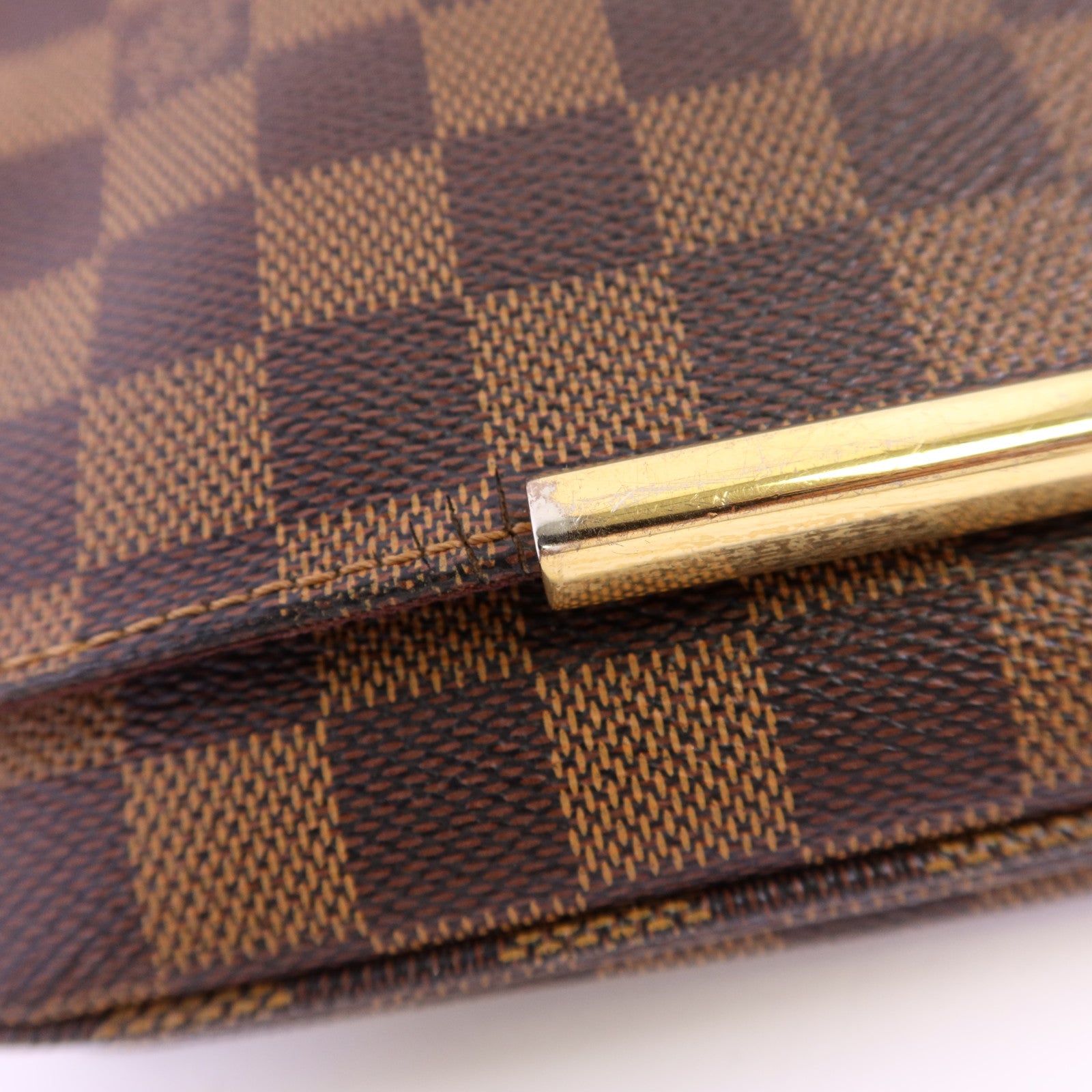 LOUIS VUITTON Damier Hoxton PM金扣肩背袋
