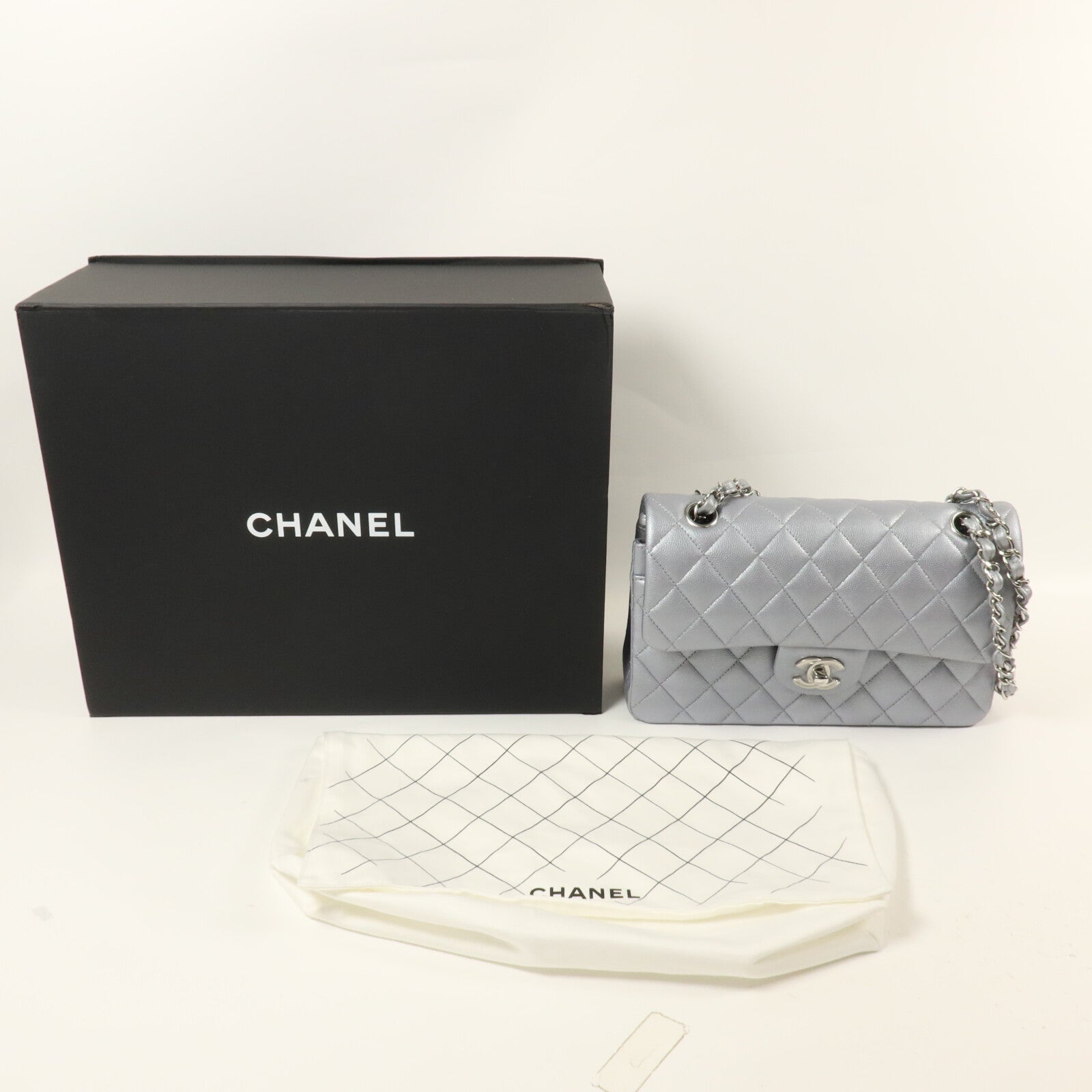 CHANEL 牛皮皮革Classic 23鏈帶肩背袋