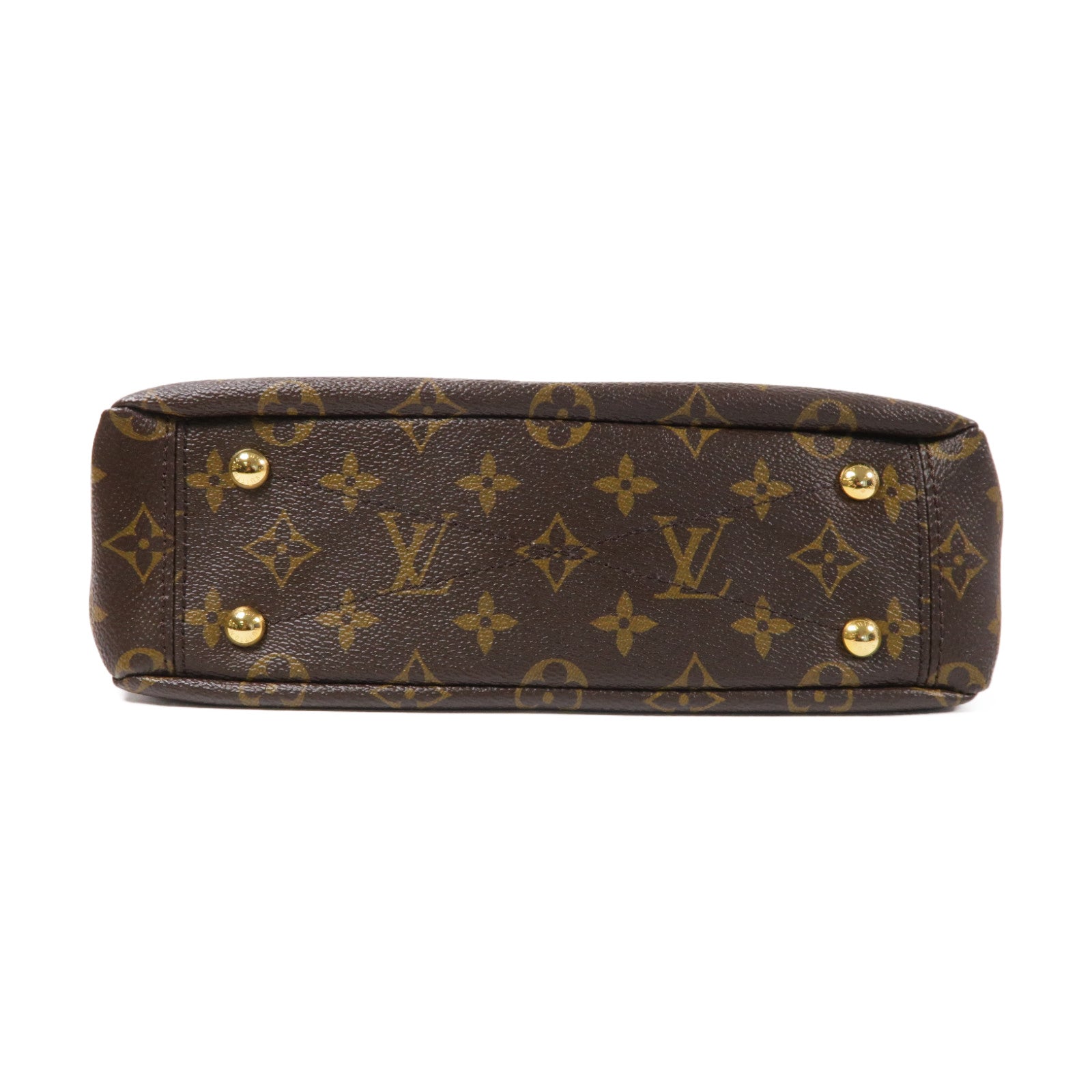 LOUIS VUITTON Monogram Pallas MM金扣手挽肩背兩用袋啡色
