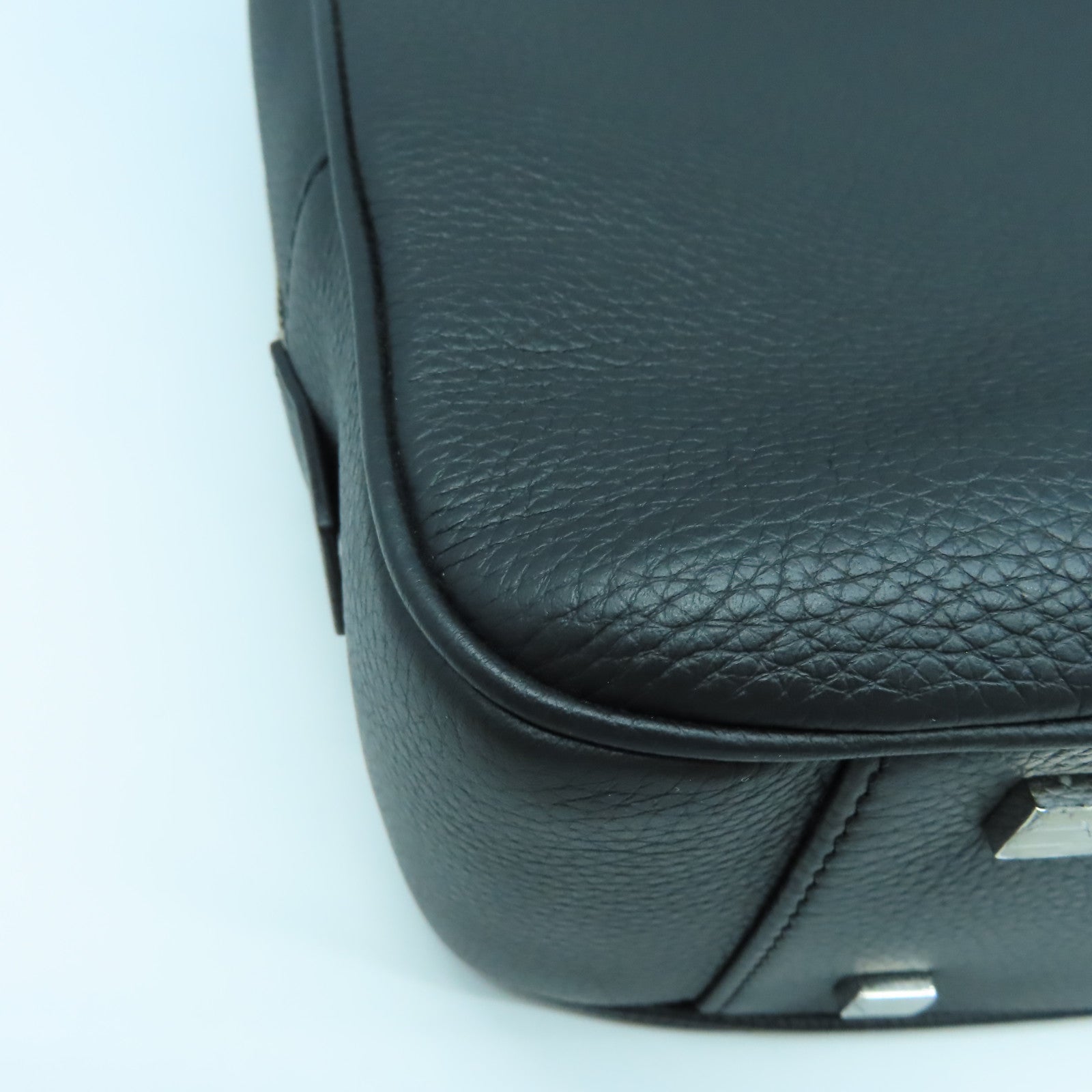Dior 【清倉大減價】牛皮皮革Briefcase銀扣公事包黑色