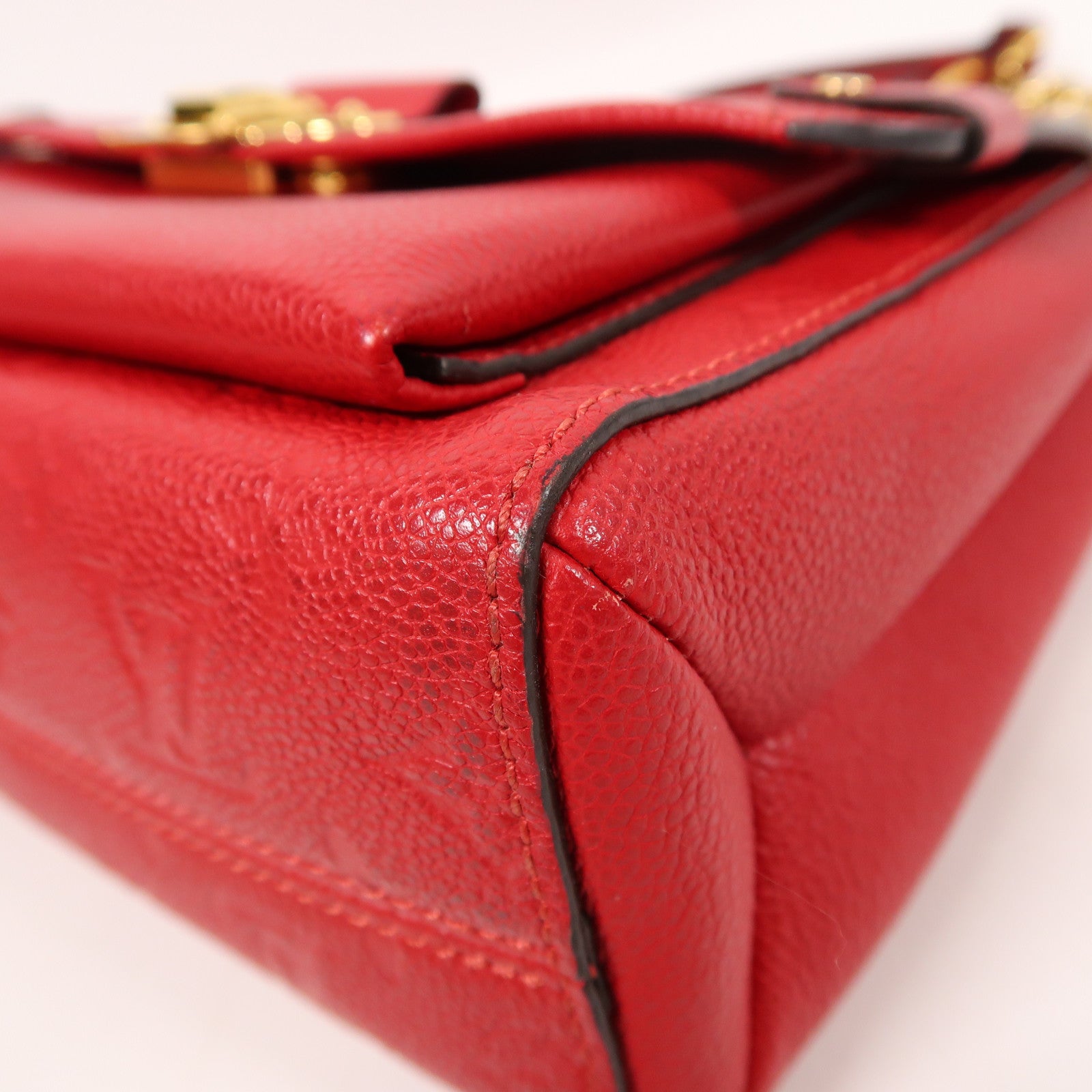 LOUIS VUITTON LV GHW Vavin Shoulder Bag M44554 Monogram Empreinte Red