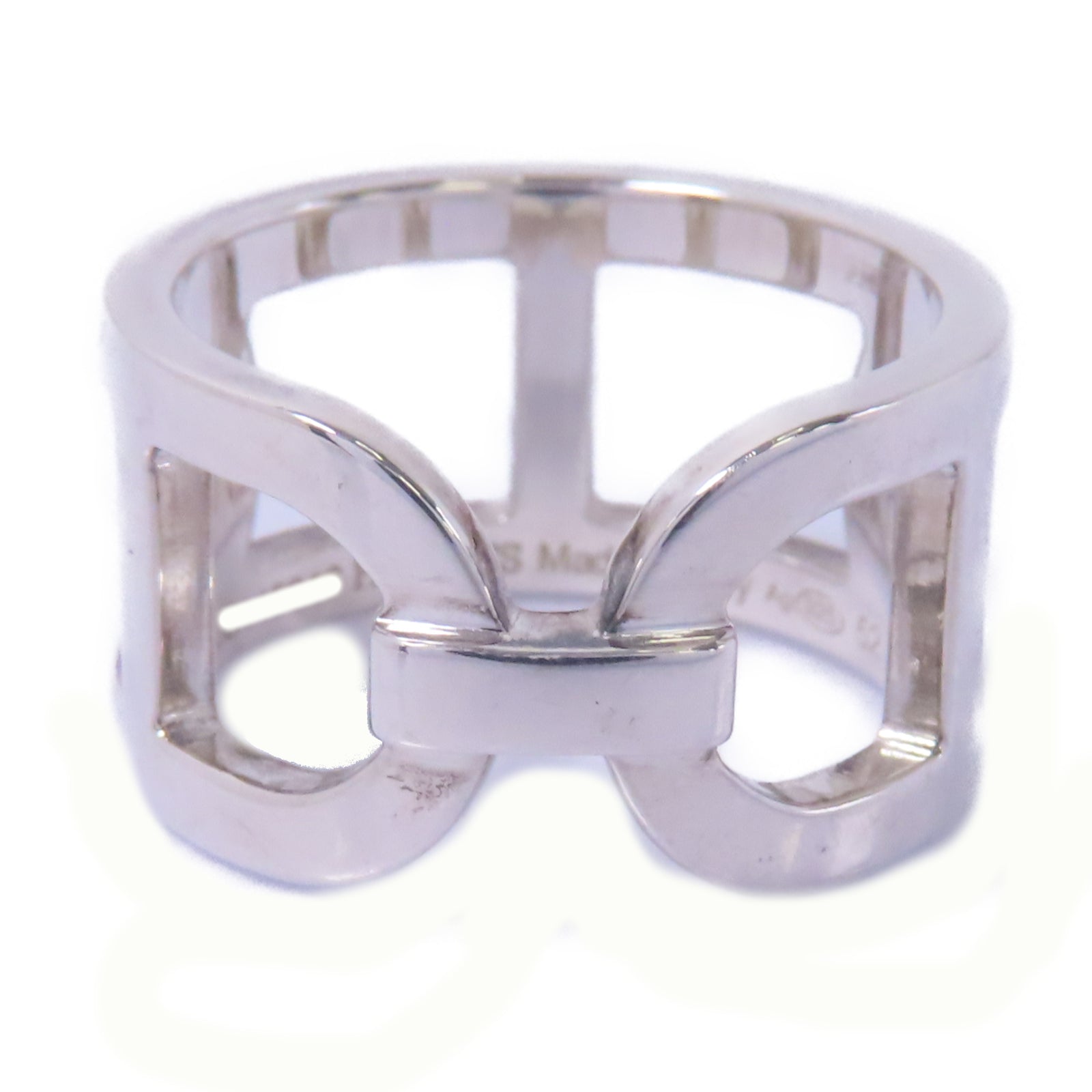 HERMES 925純銀Ever Chaine D'ancre Ring戒指Hermes#52 US#6