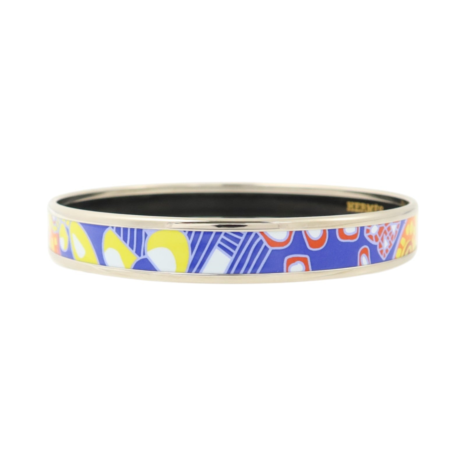 HERMES 金屬/琺瑯Enamel Narrow Bangle手鐲