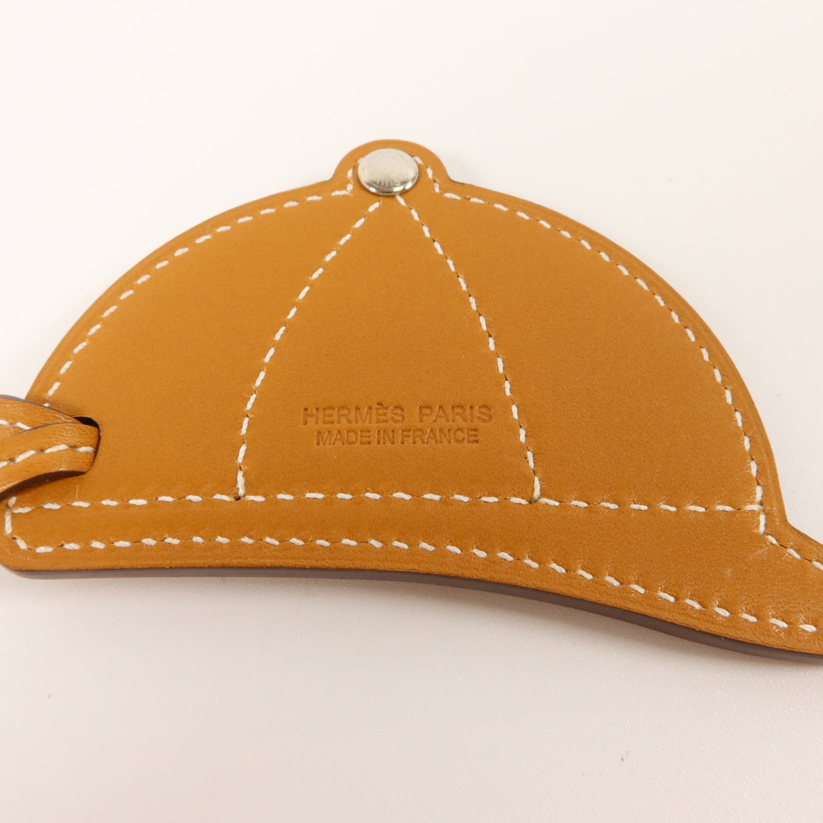 HERMES Swift皮革Paddock Bombe Charm掛飾