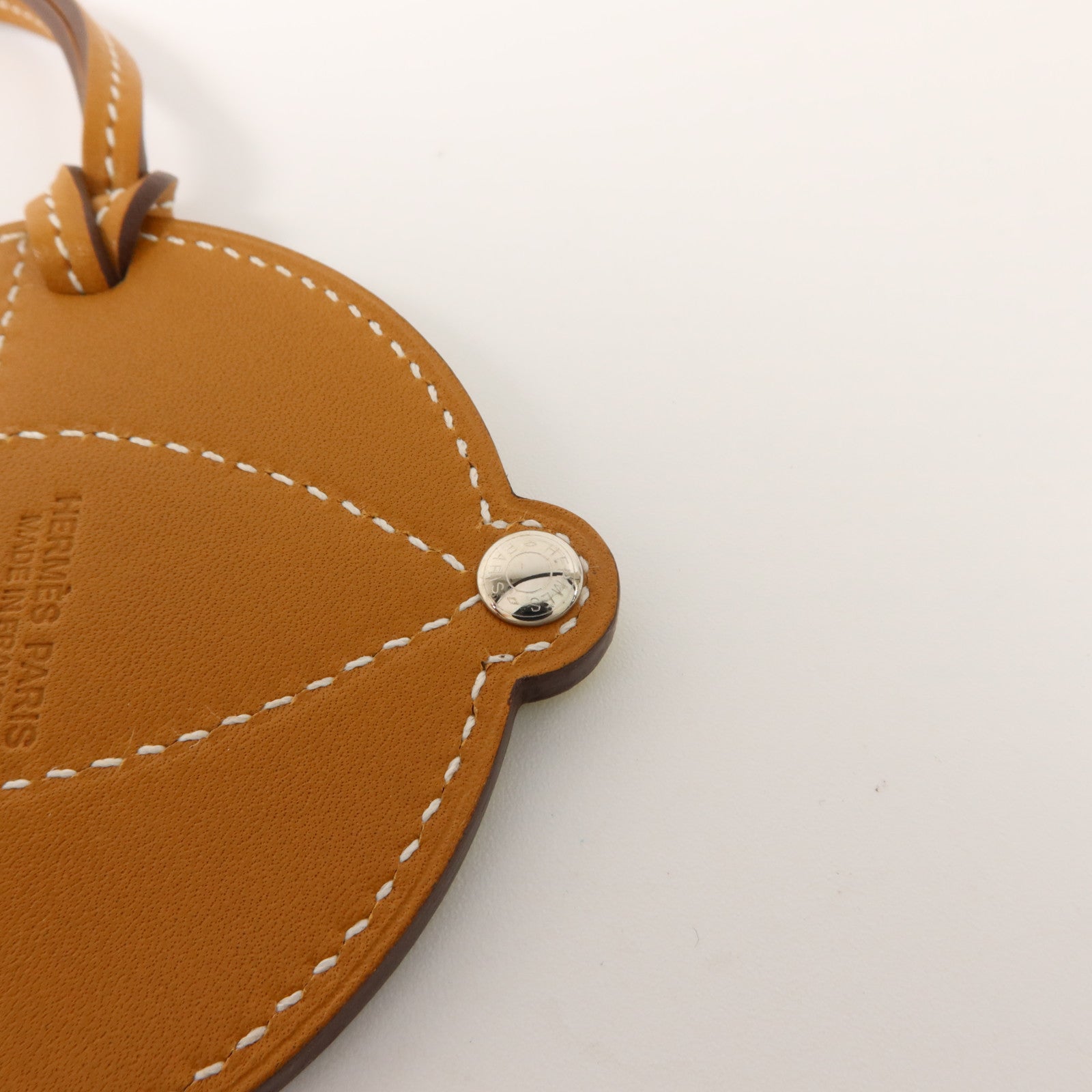 HERMES Swift皮革Paddock Bombe Charm掛飾