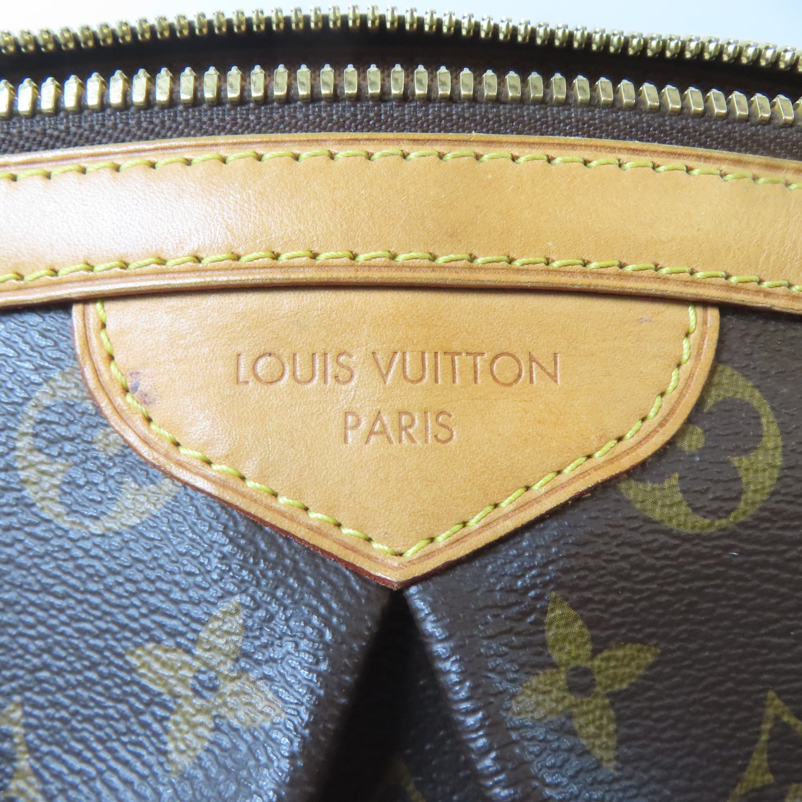LOUIS VUITTON Monogram Tivoli GM金扣手挽袋啡色