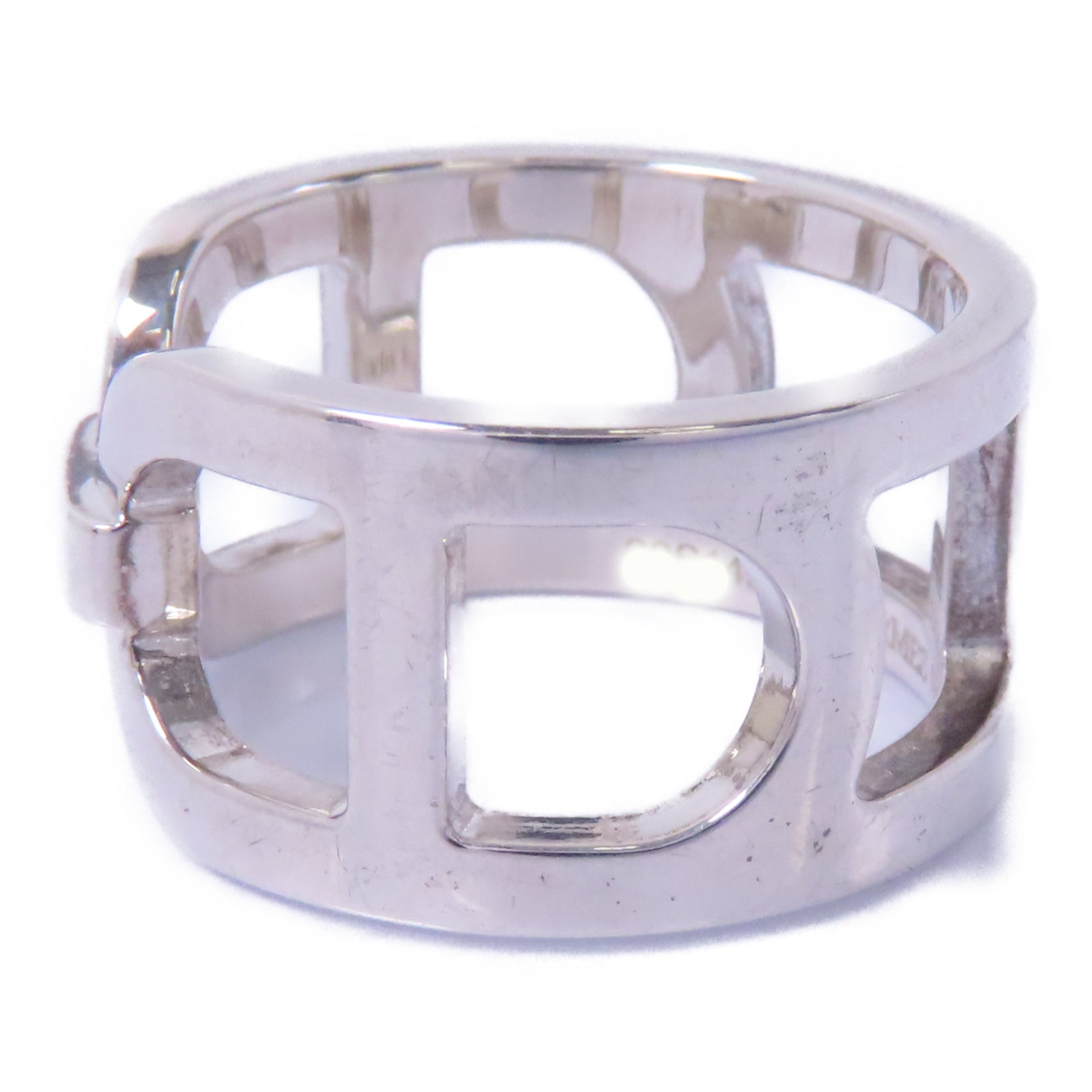HERMES 925純銀Ever Chaine D'ancre Ring戒指Hermes#52 US#6