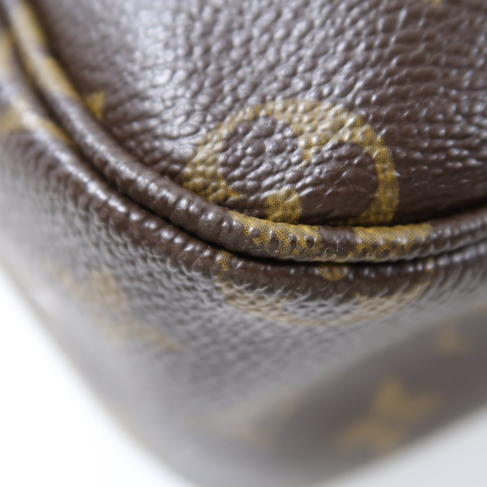LOUIS VUITTON Monogram Sac Bosphore金扣手挽肩背兩用袋啡色