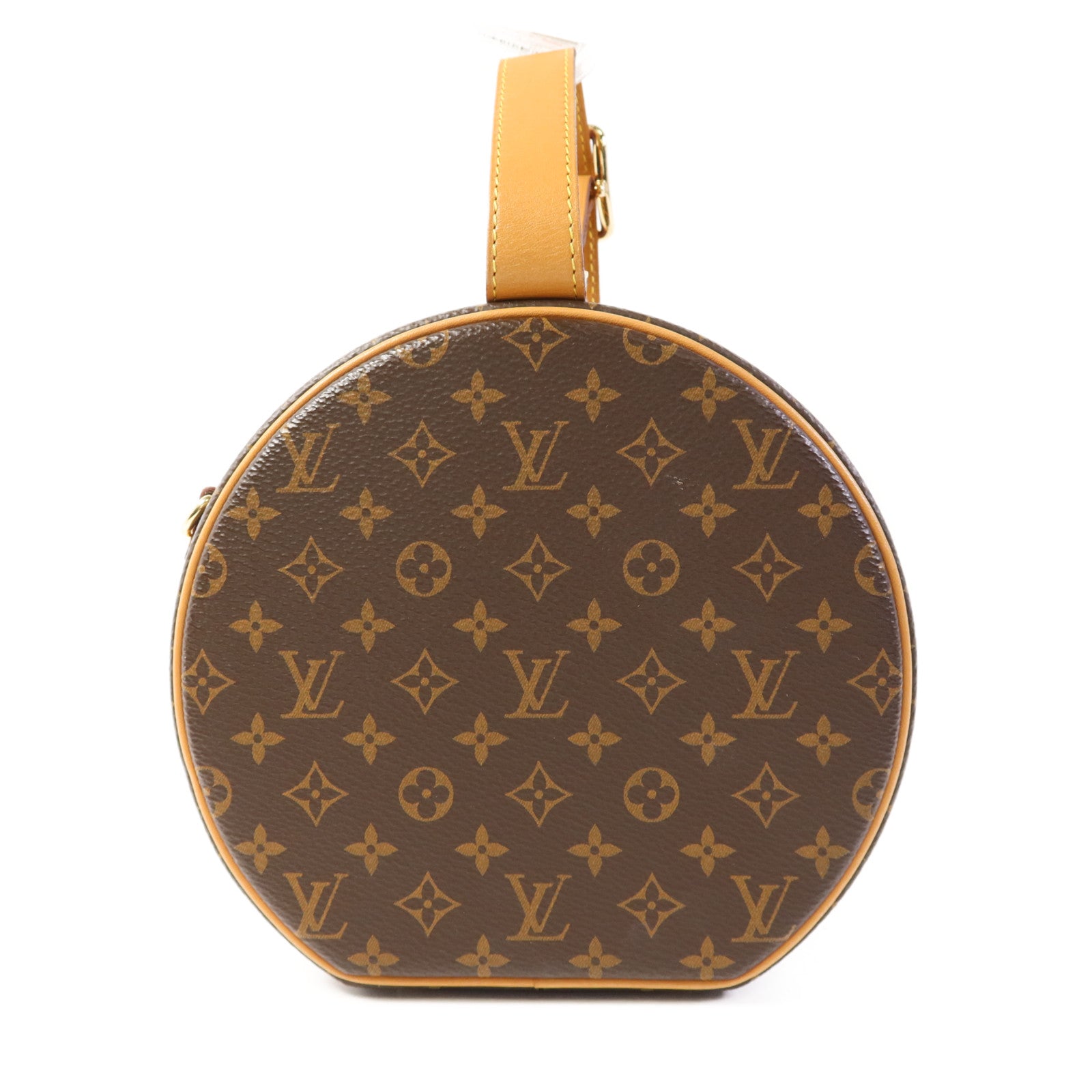 LOUIS VUITTON Monogram Petite Boite Chapeau金扣手挽肩背兩用袋