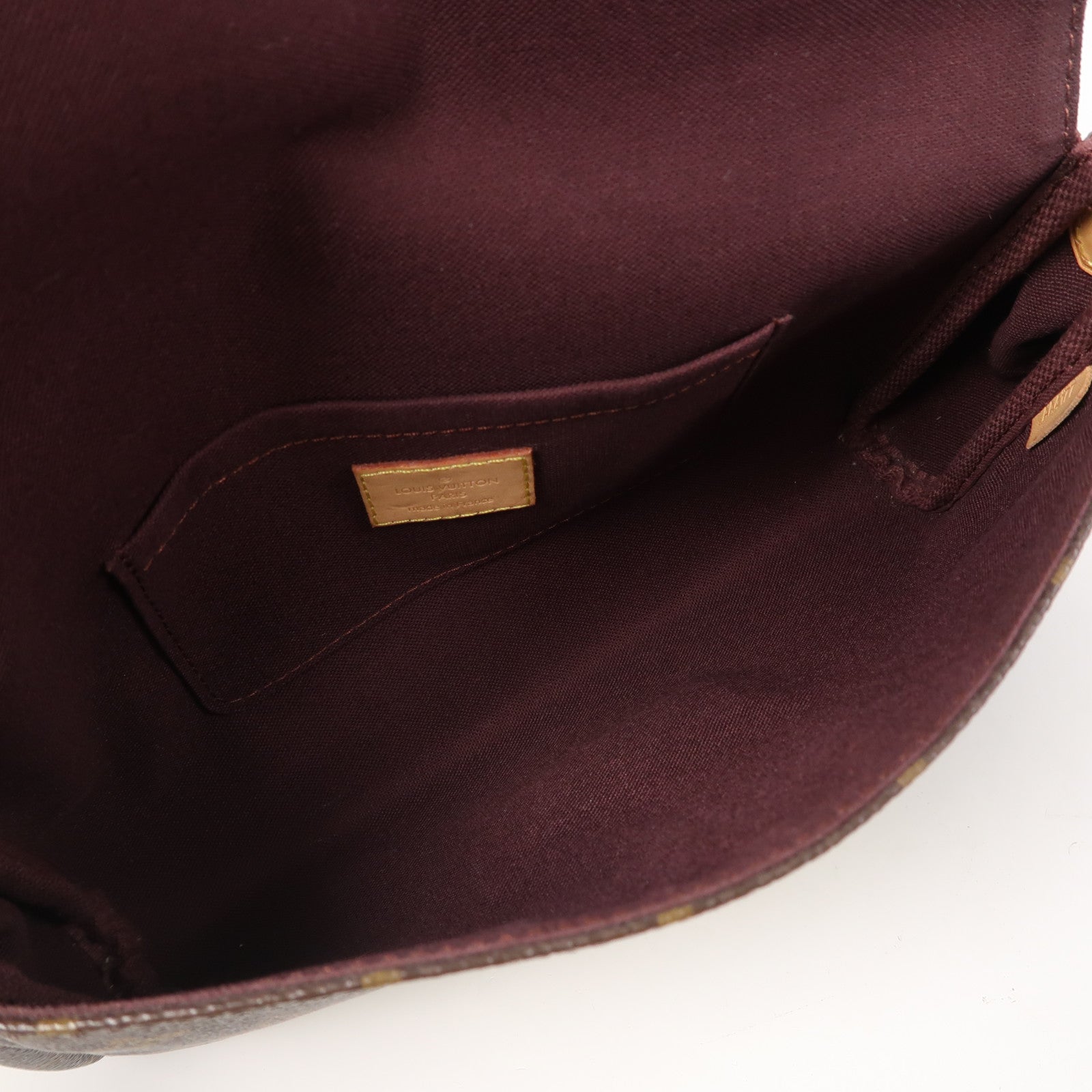 LOUIS VUITTON Monogram Favorite MM金扣鏈帶肩背袋啡色