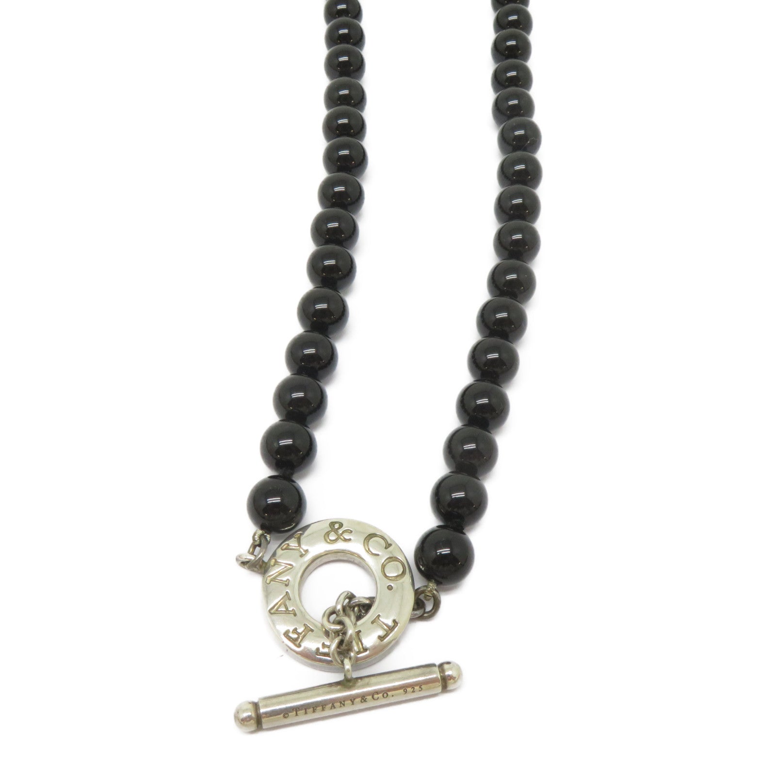 TIFFANY＆CO 925純銀Necklace項鍊黑色
