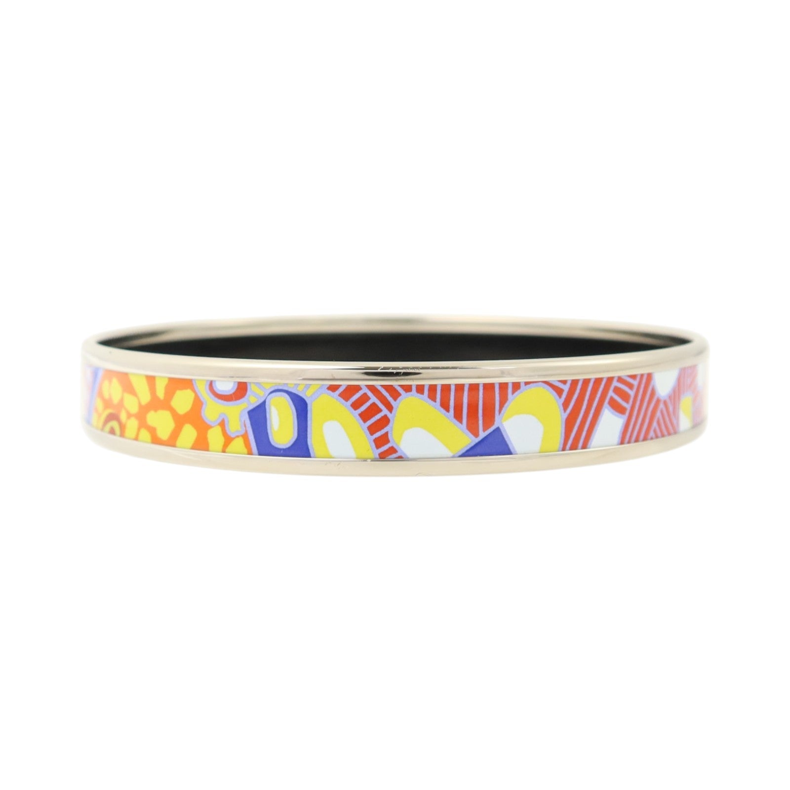 HERMES 金屬/琺瑯Enamel Narrow Bangle手鐲
