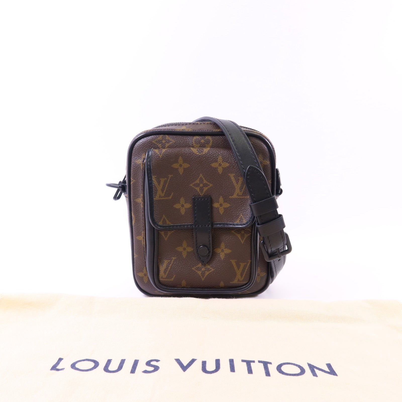 LOUIS VUITTON 【激減優惠】Monogram Macassar Christopher Wearable Wallet肩背袋