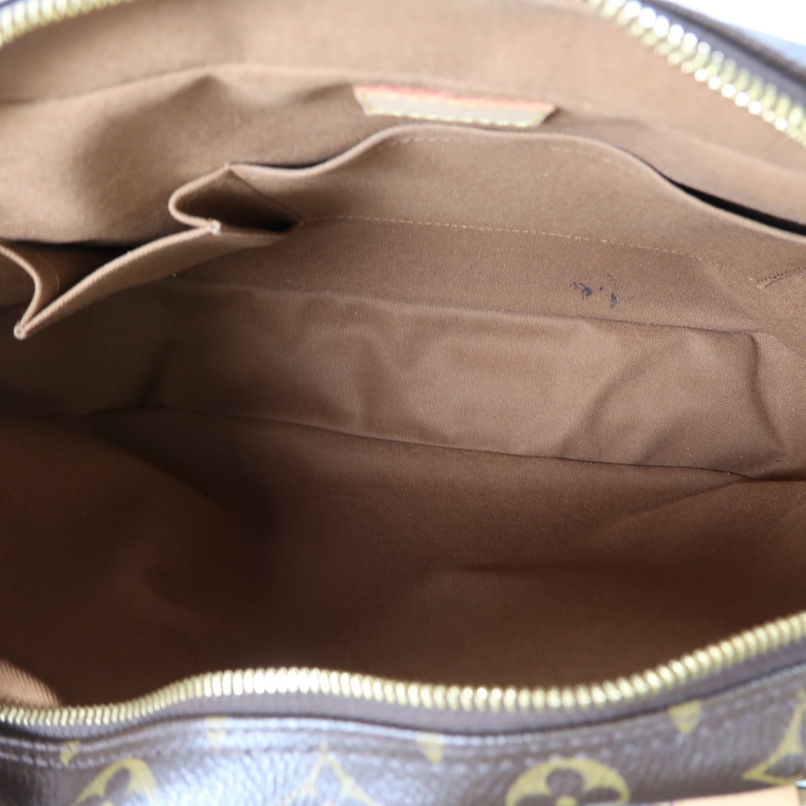 LOUIS VUITTON Monogram Sac Bosphore金扣手挽肩背兩用袋啡色