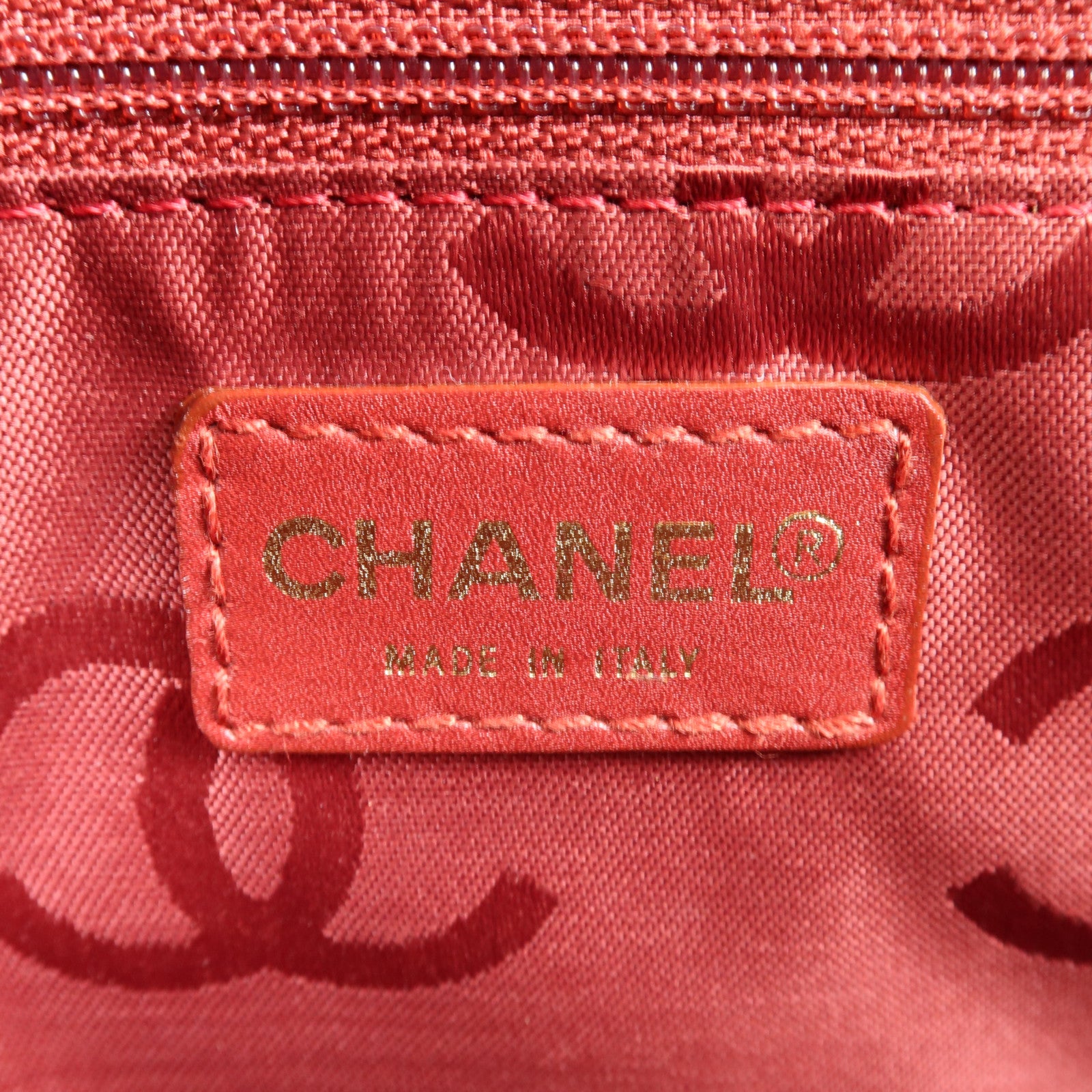 CHANEL 牛皮皮革Handbag金扣手挽袋