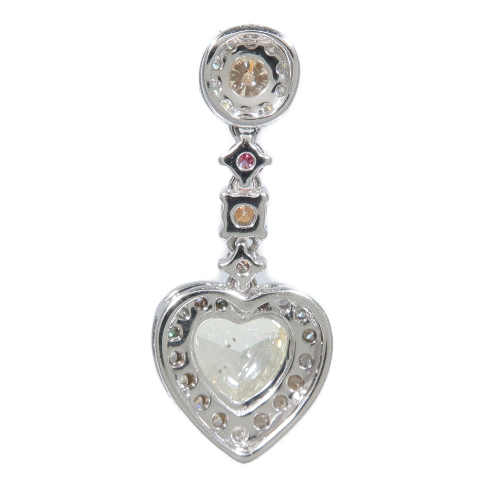 JEWELRY 18K白金Diamond Pendant Top鑽石吊墜