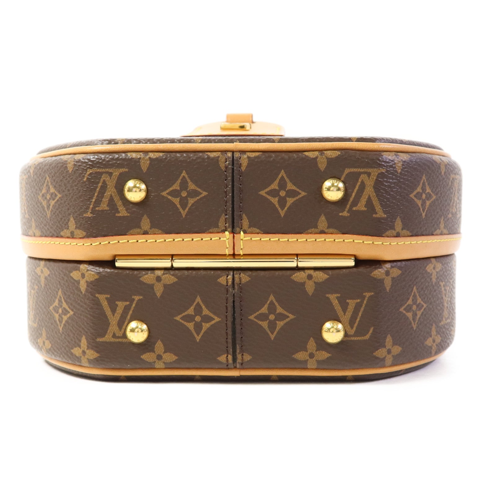 LOUIS VUITTON Monogram Petite Boite Chapeau金扣手挽肩背兩用袋