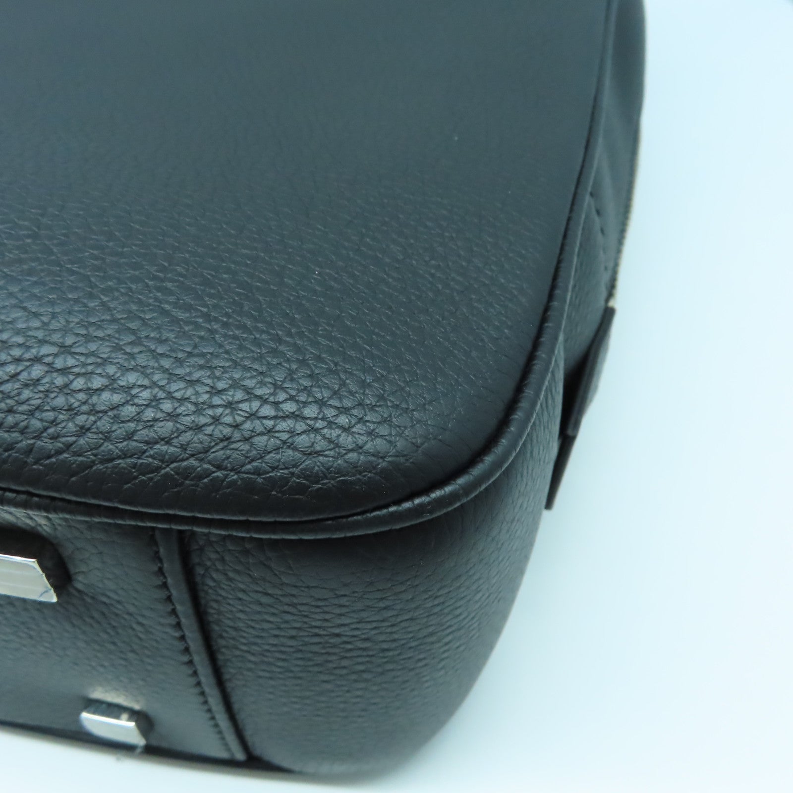 Dior 【清倉大減價】牛皮皮革Briefcase銀扣公事包黑色