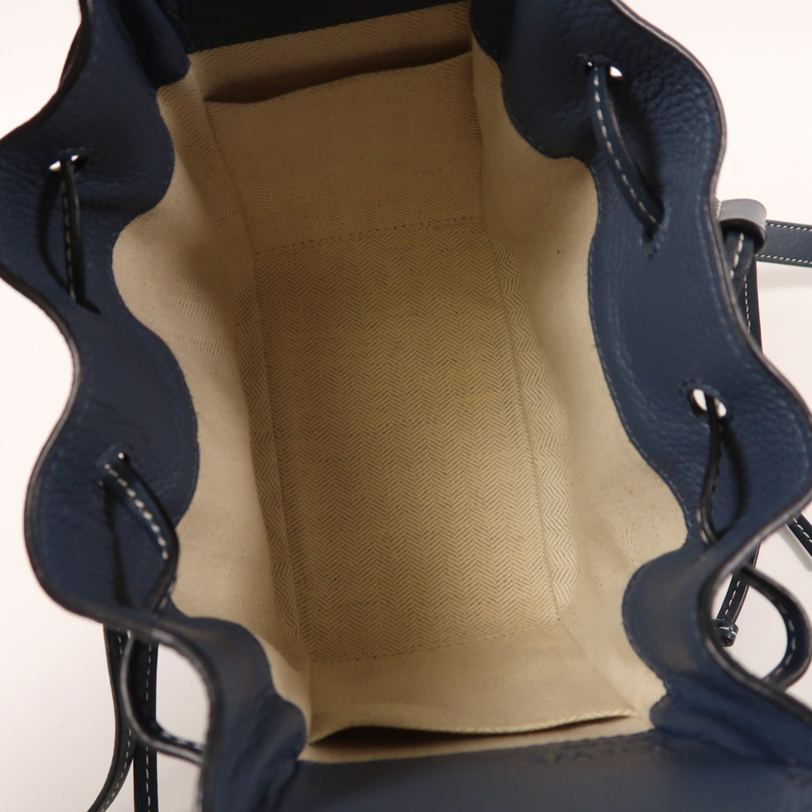 LOEWE 牛皮皮革Mini Hammock銀扣手挽肩背兩用袋