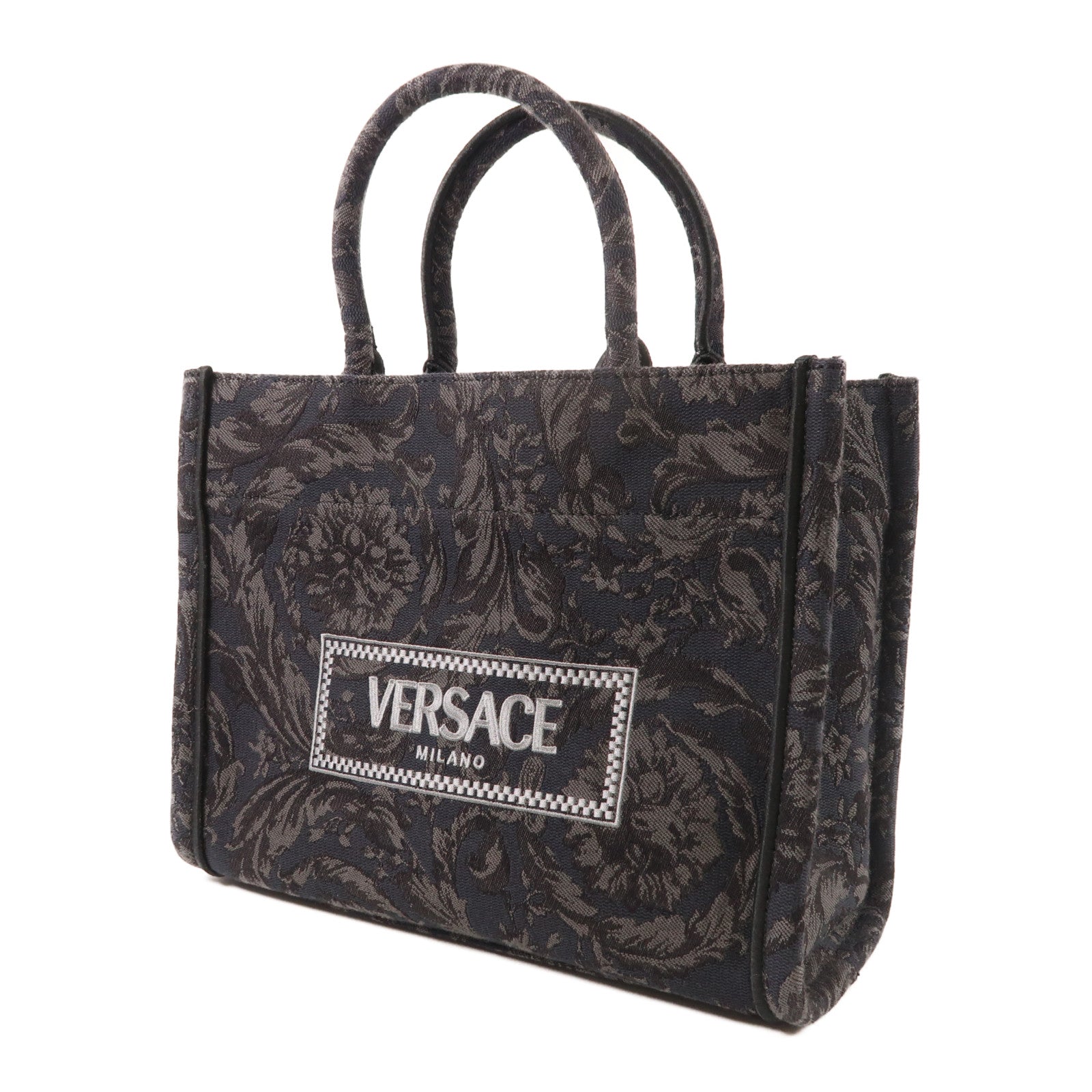 VERSACE 帆布2 Way Shoulder Bag金扣手挽肩背兩用袋