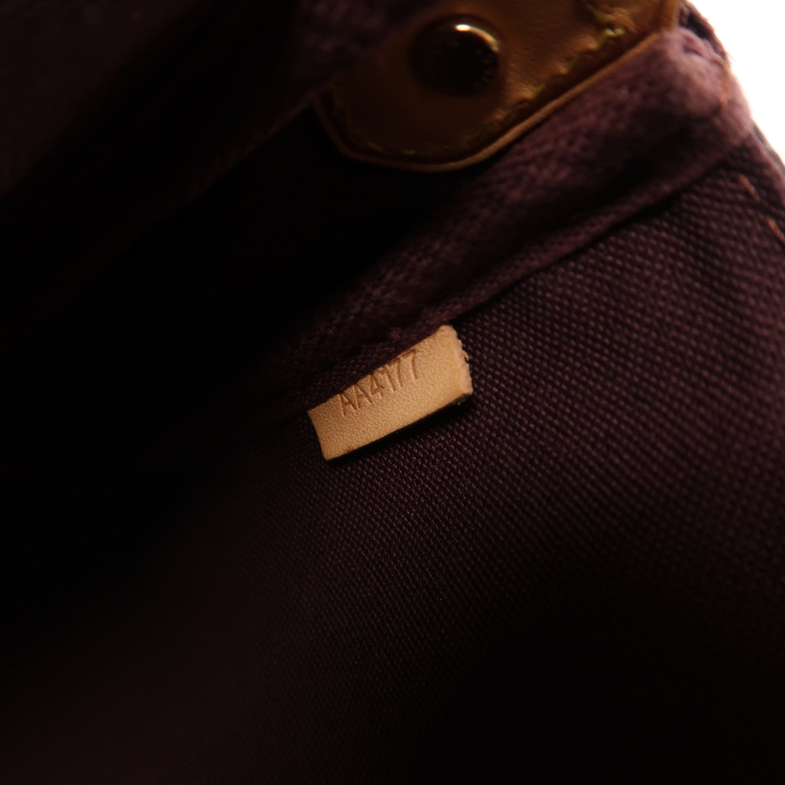 LOUIS VUITTON Monogram Favorite MM金扣鏈帶肩背袋啡色