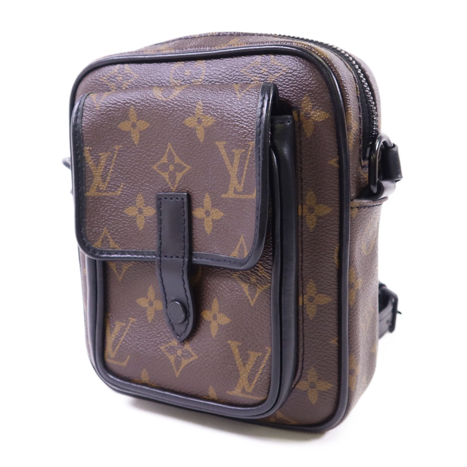 LOUIS VUITTON 【激減優惠】Monogram Macassar Christopher Wearable Wallet肩背袋