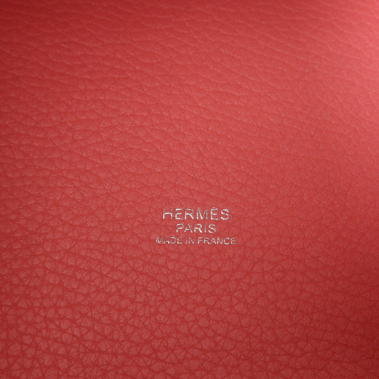 HERMES Clemence皮革Picotin PM手挽袋Rose Azalee