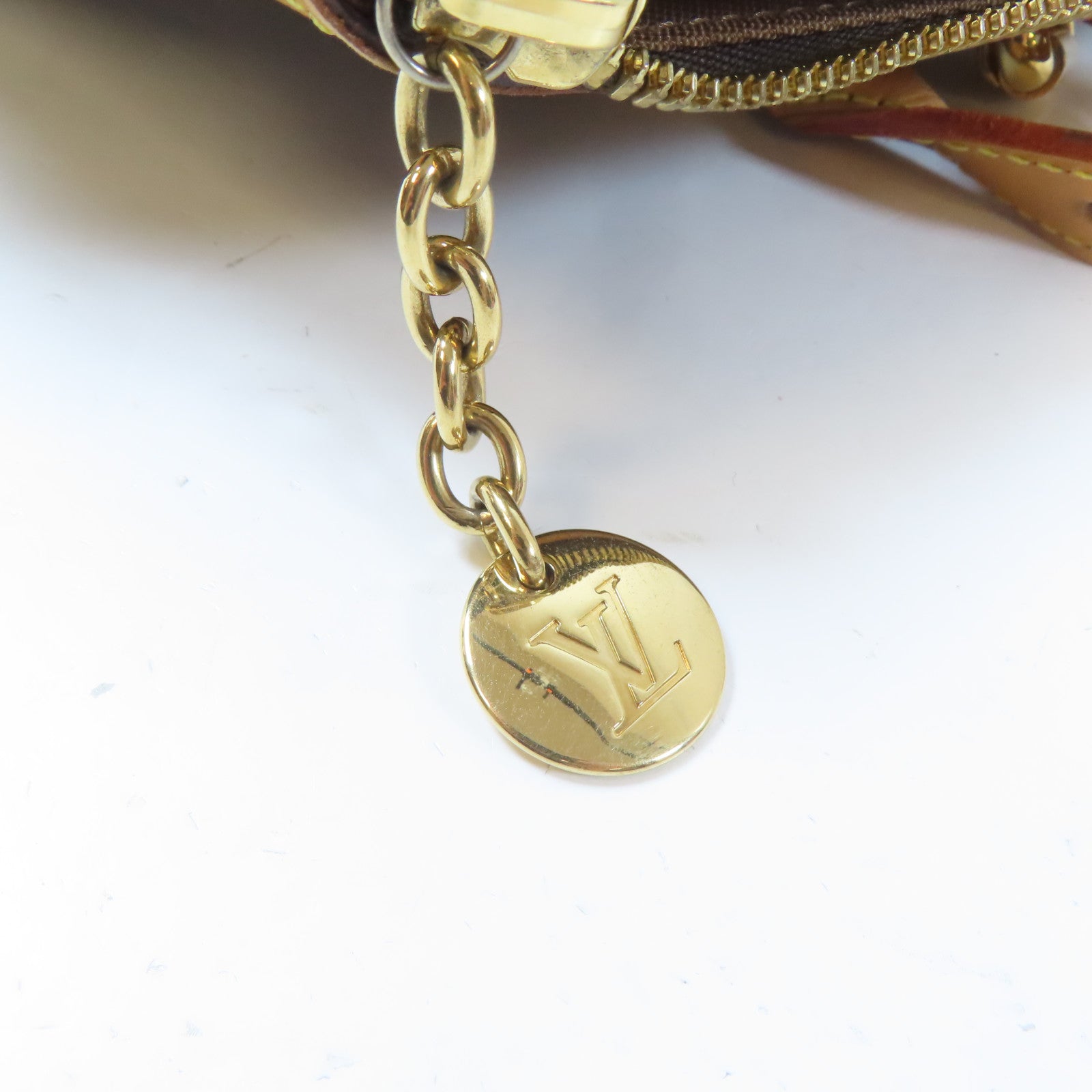 LOUIS VUITTON Monogram Tivoli GM金扣手挽袋啡色