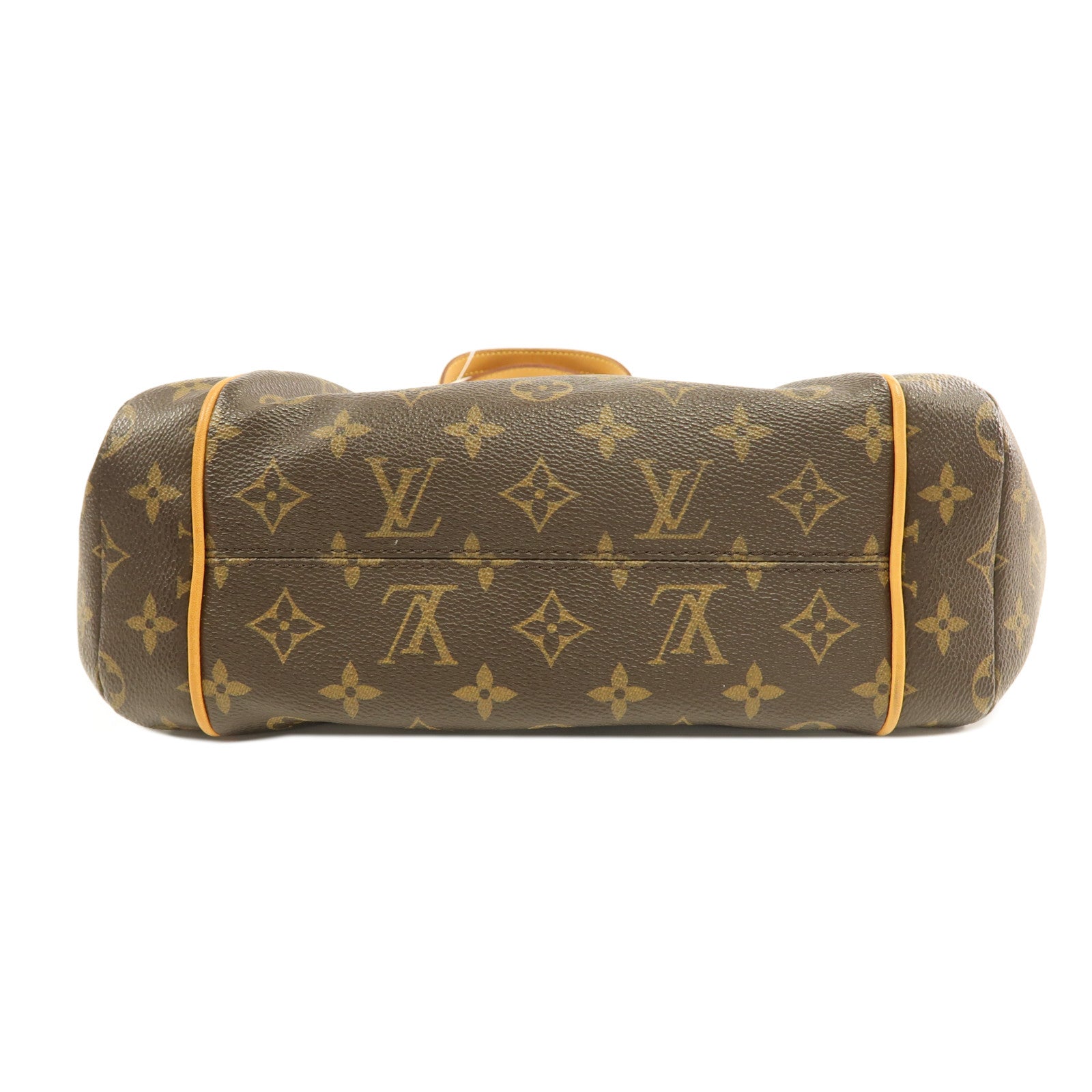 LOUIS VUITTON Monogram Totally MM金扣肩背袋棕色