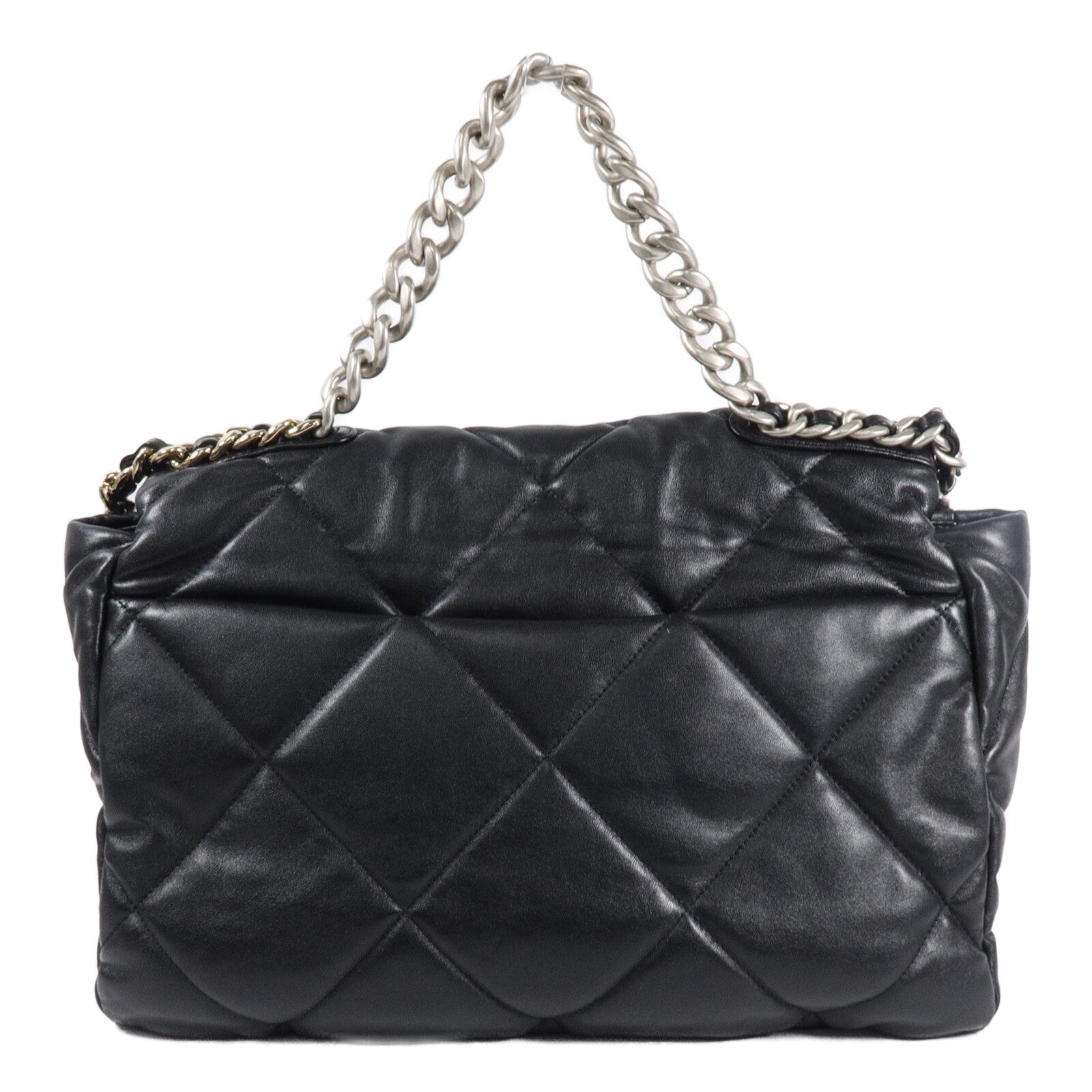 CHANEL 牛皮皮革Chanel 19 Maxi手挽肩背兩用袋