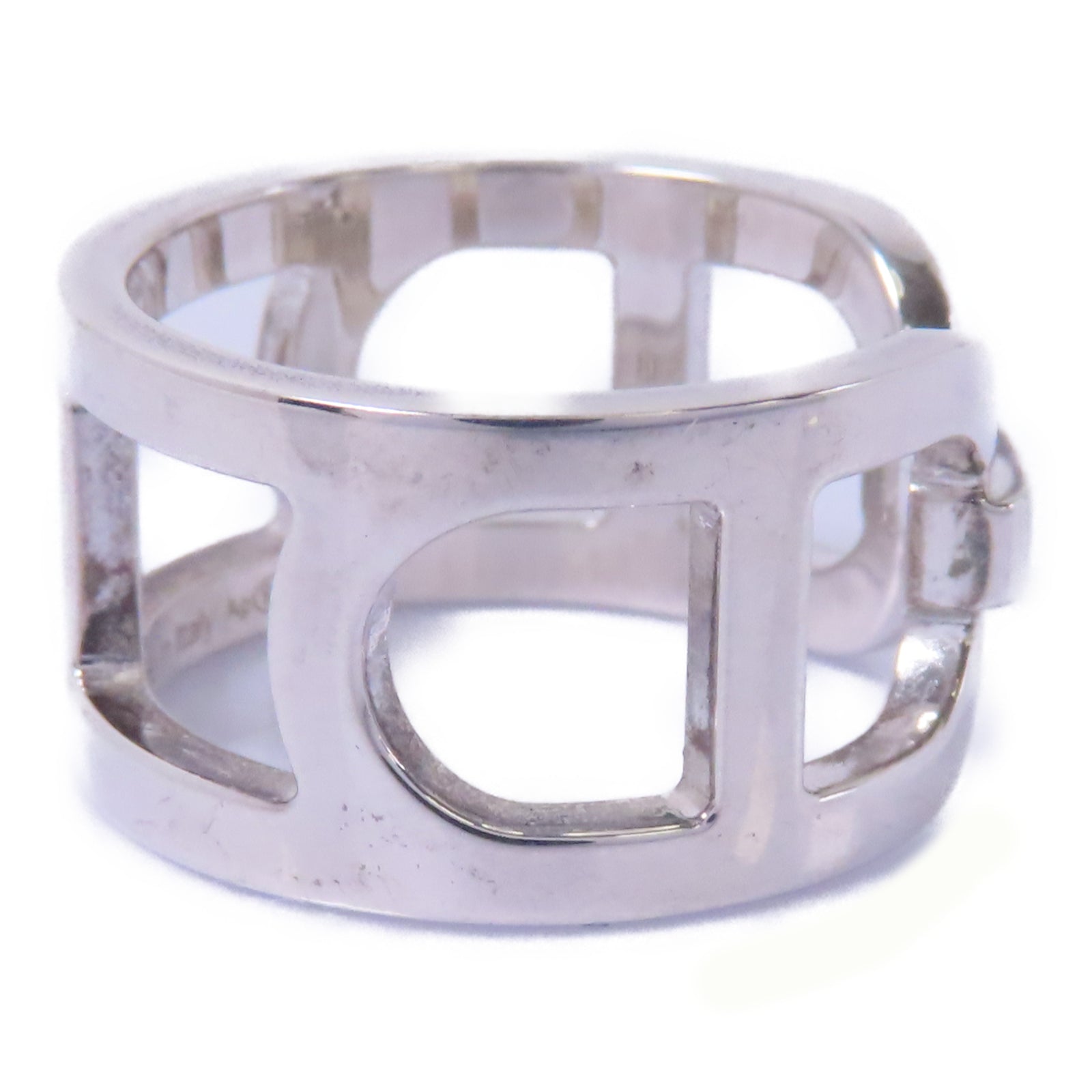 HERMES 925純銀Ever Chaine D'ancre Ring戒指Hermes#52 US#6