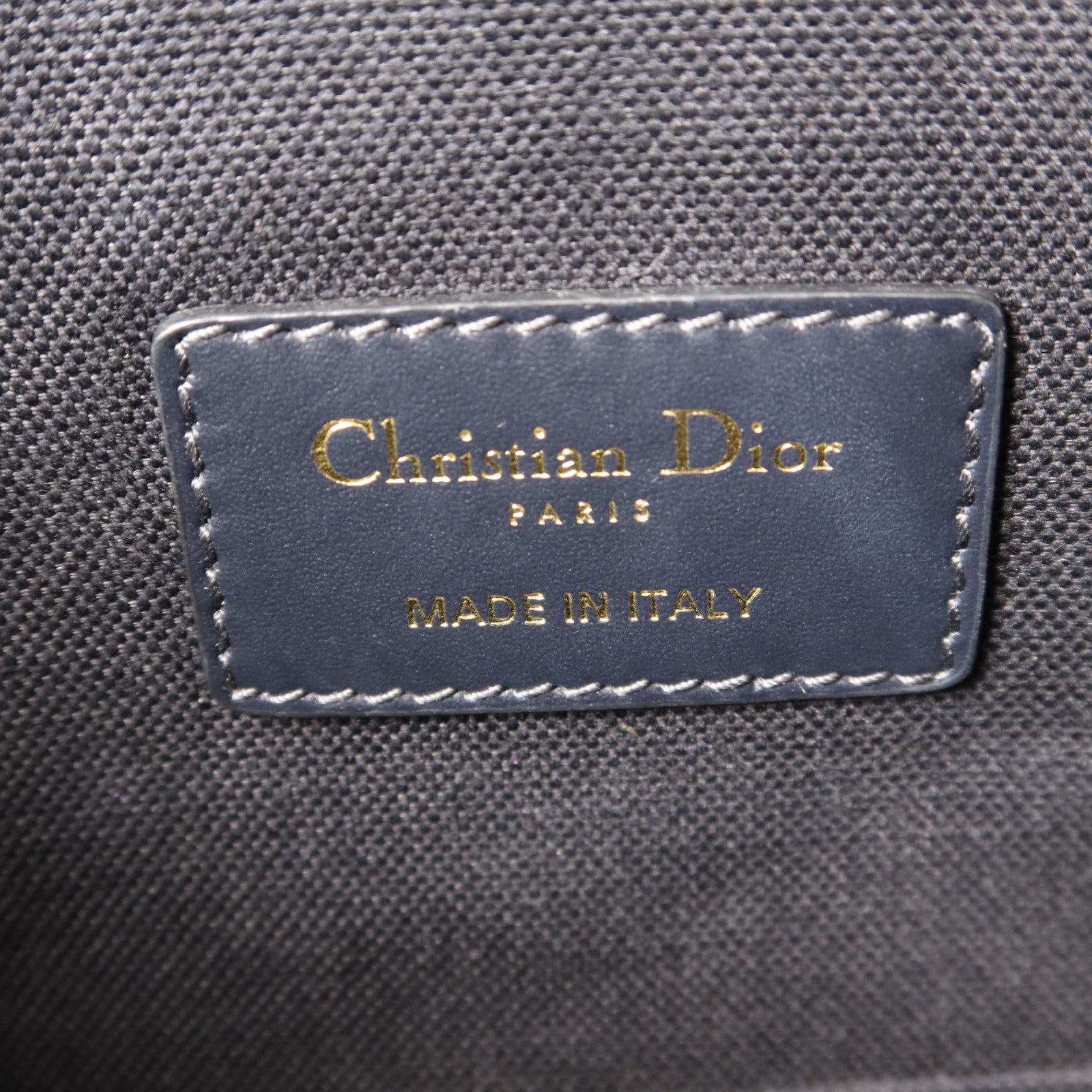 Dior 帆布Medium C'est Bag金扣手挽肩背兩用袋
