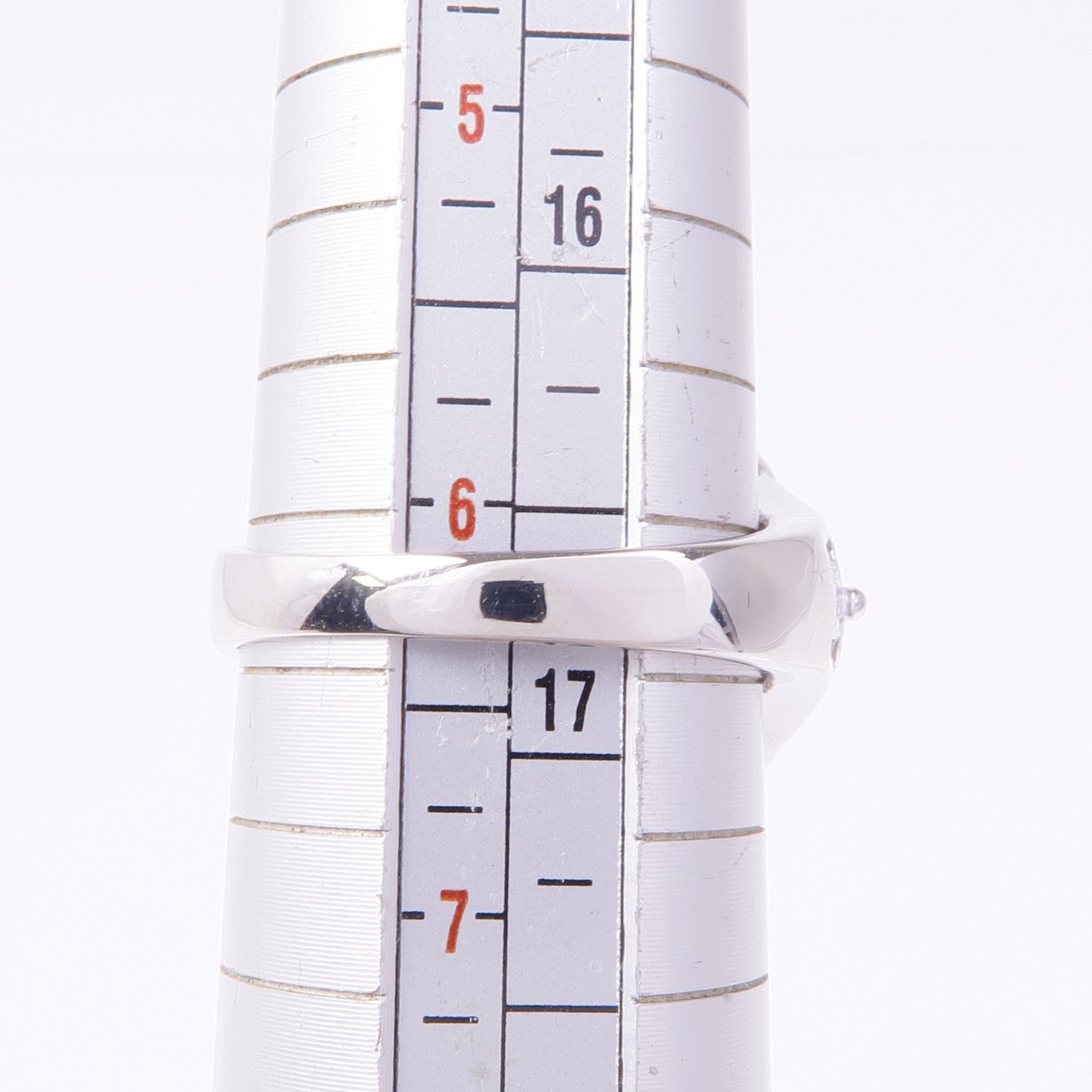 JEWELRY PT900鉑金Ruby Diamond Ring紅寶石/鑽石戒指US#6.25