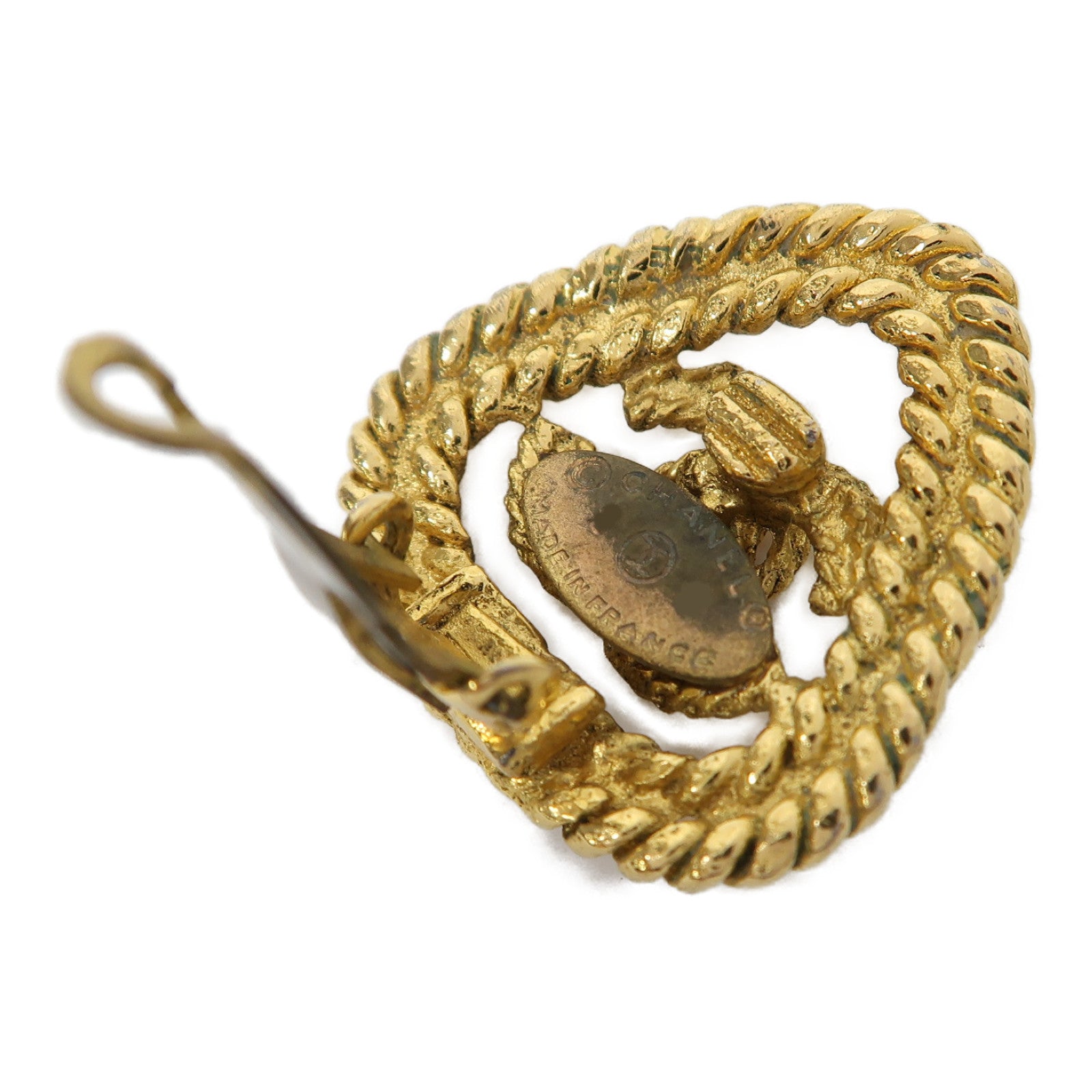 CHANEL 金屬Earrings耳環金色