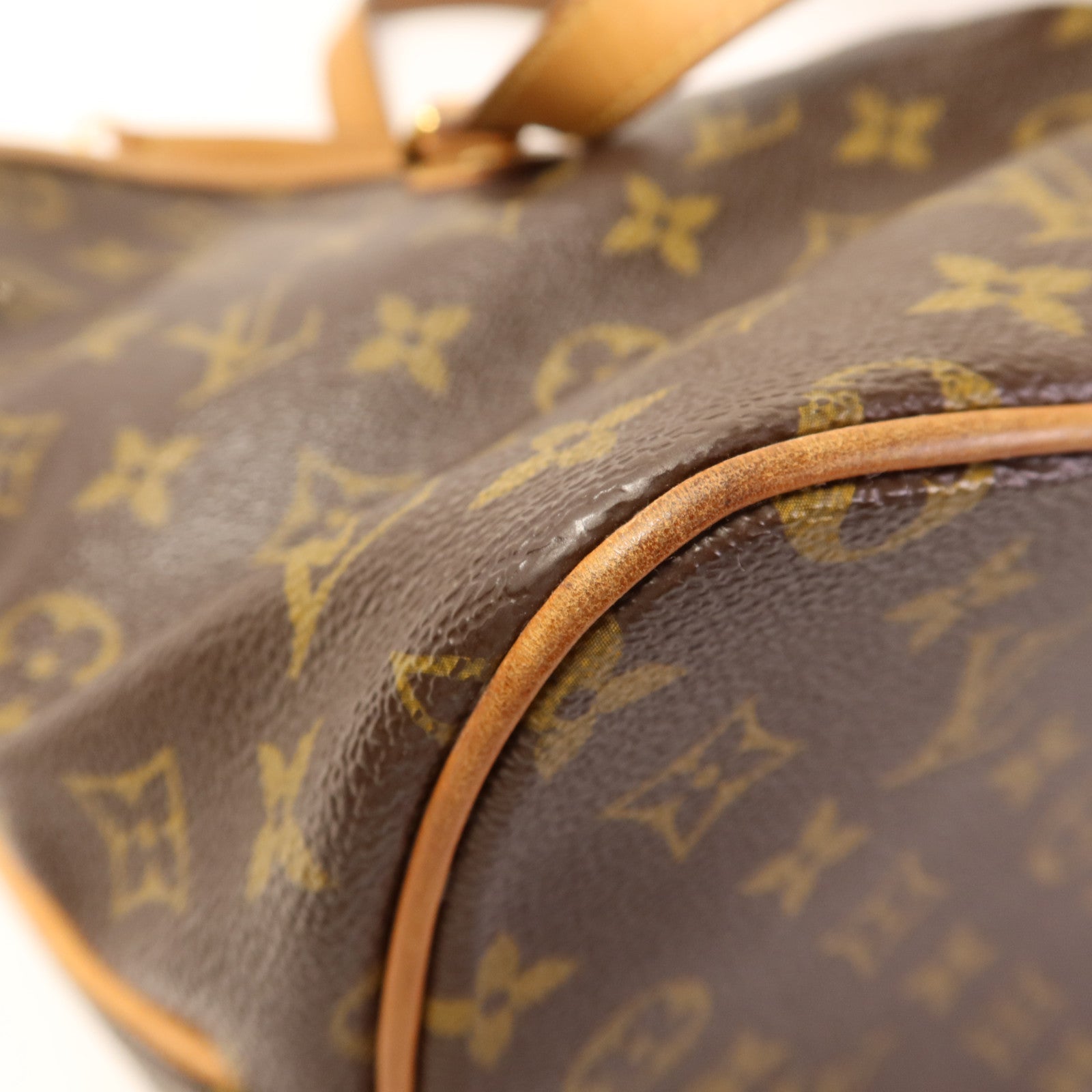 LOUIS VUITTON Monogram Palermo PM金扣手挽肩背兩用袋棕色