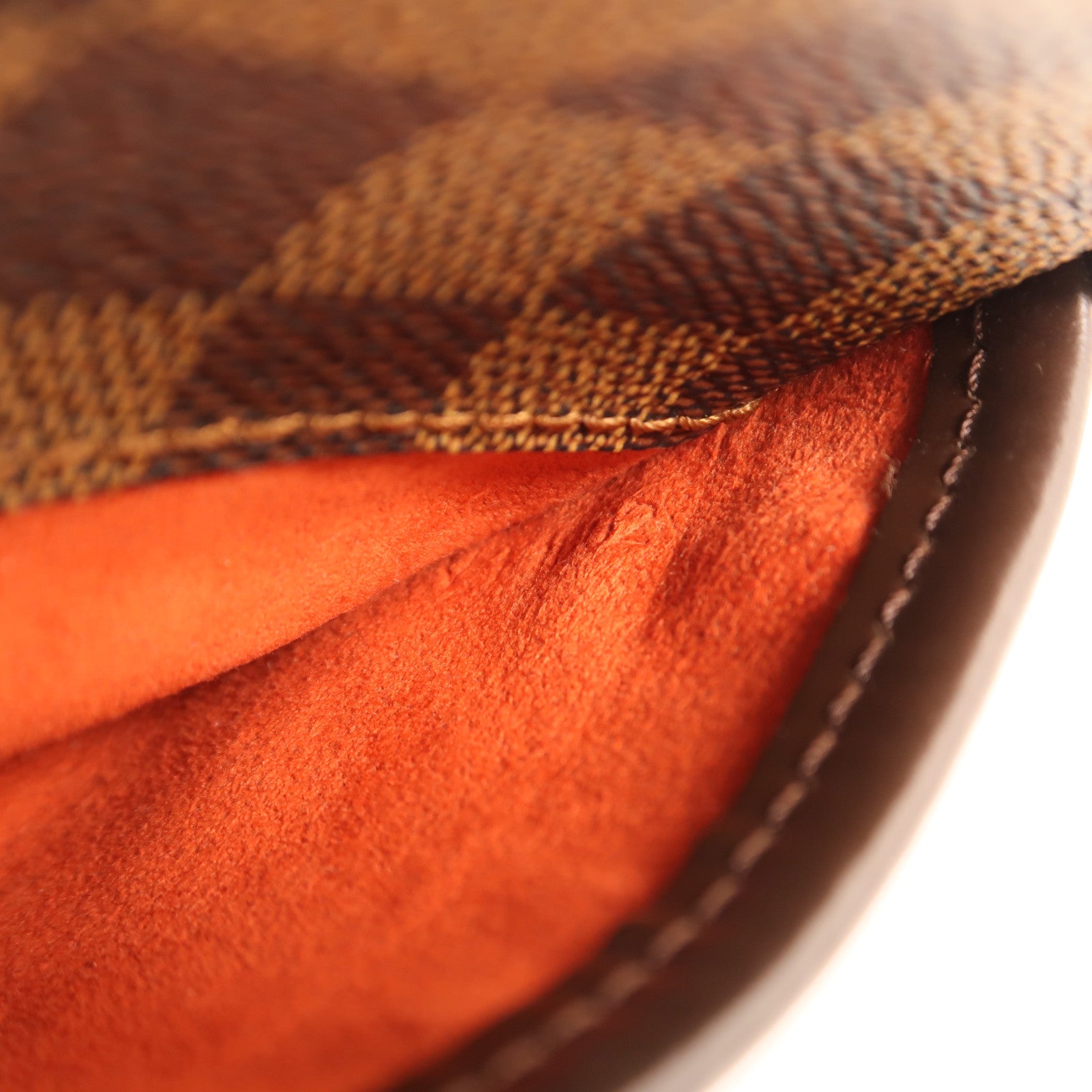 LOUIS VUITTON Damier Pochette Ipanema金扣肩背袋